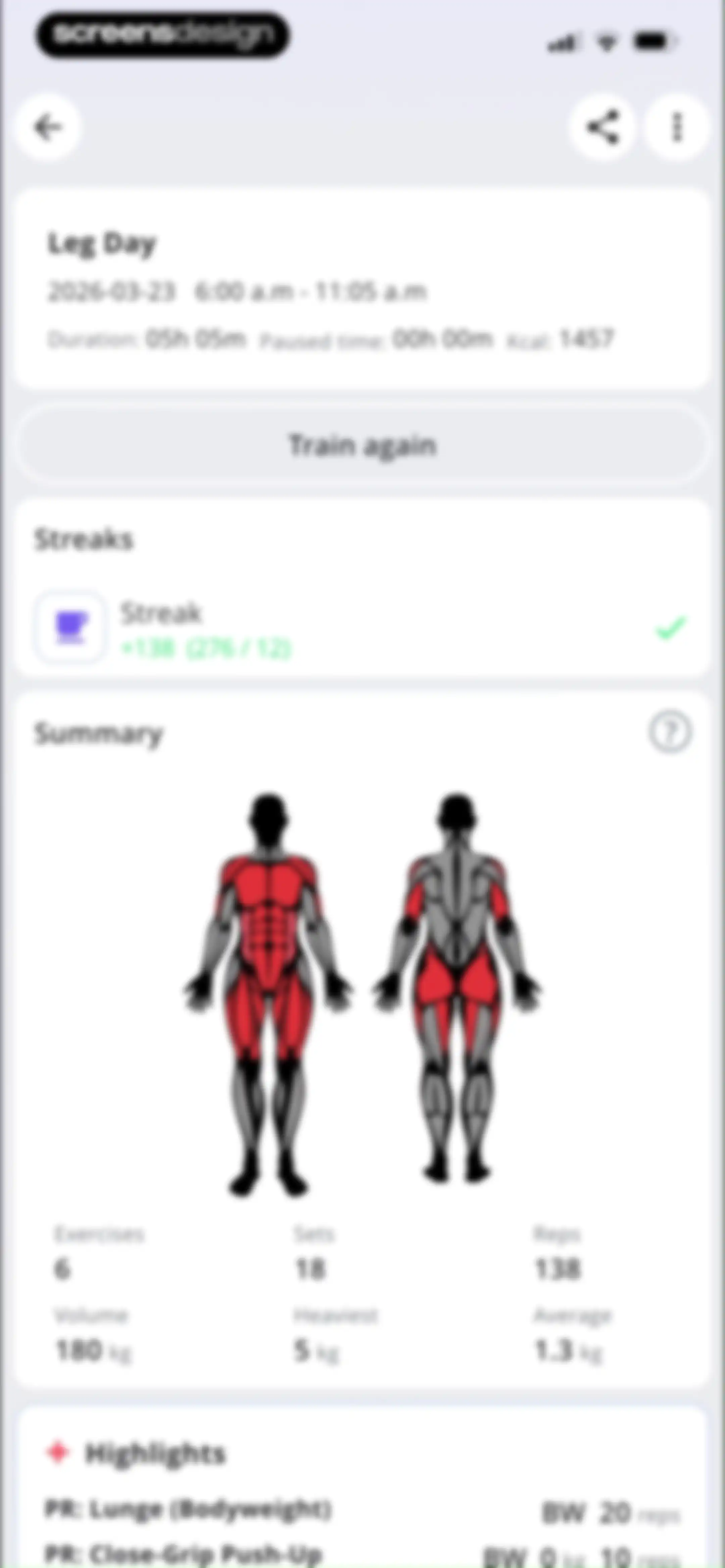 StrengthLog – Workout Tracker screen 175