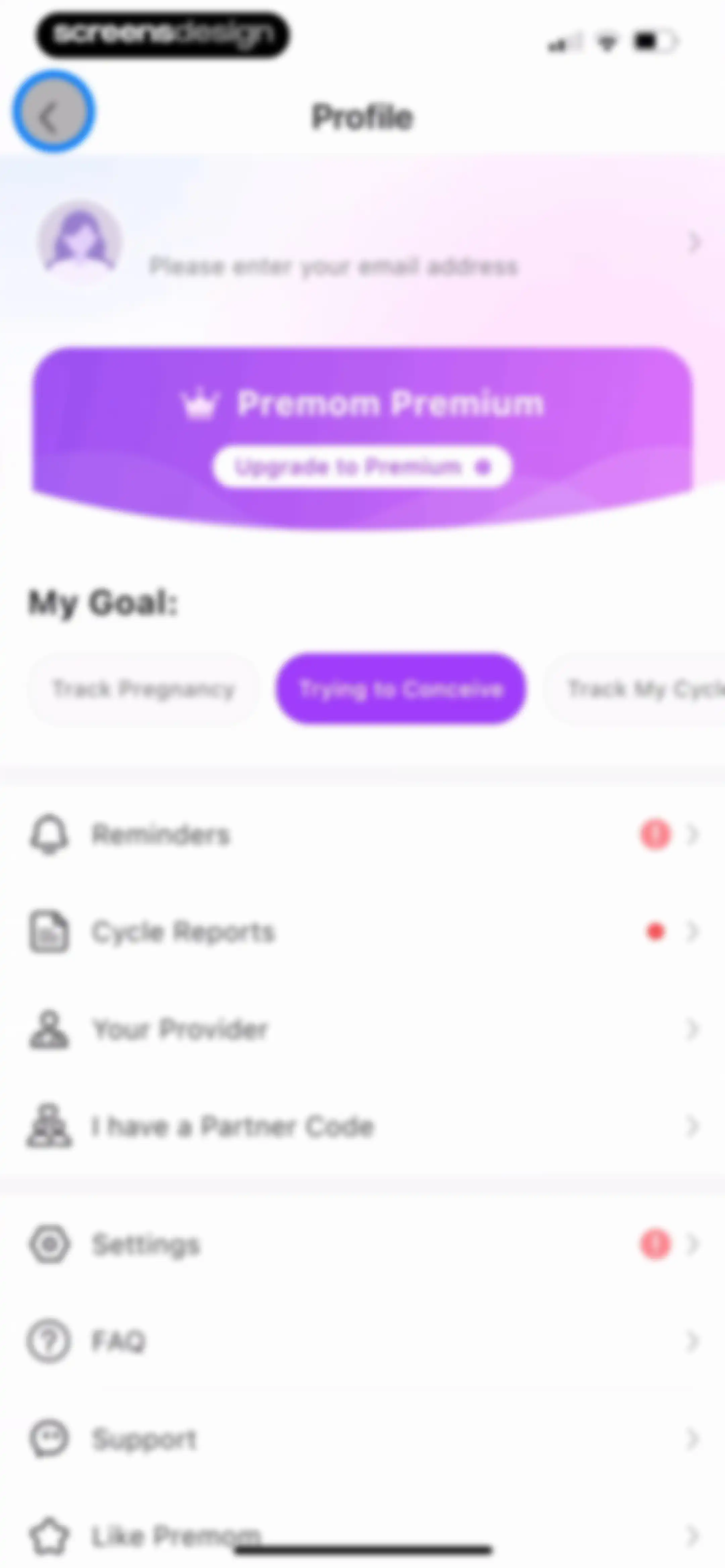 Premom-Ovulation Tracker, PCOS screen 231