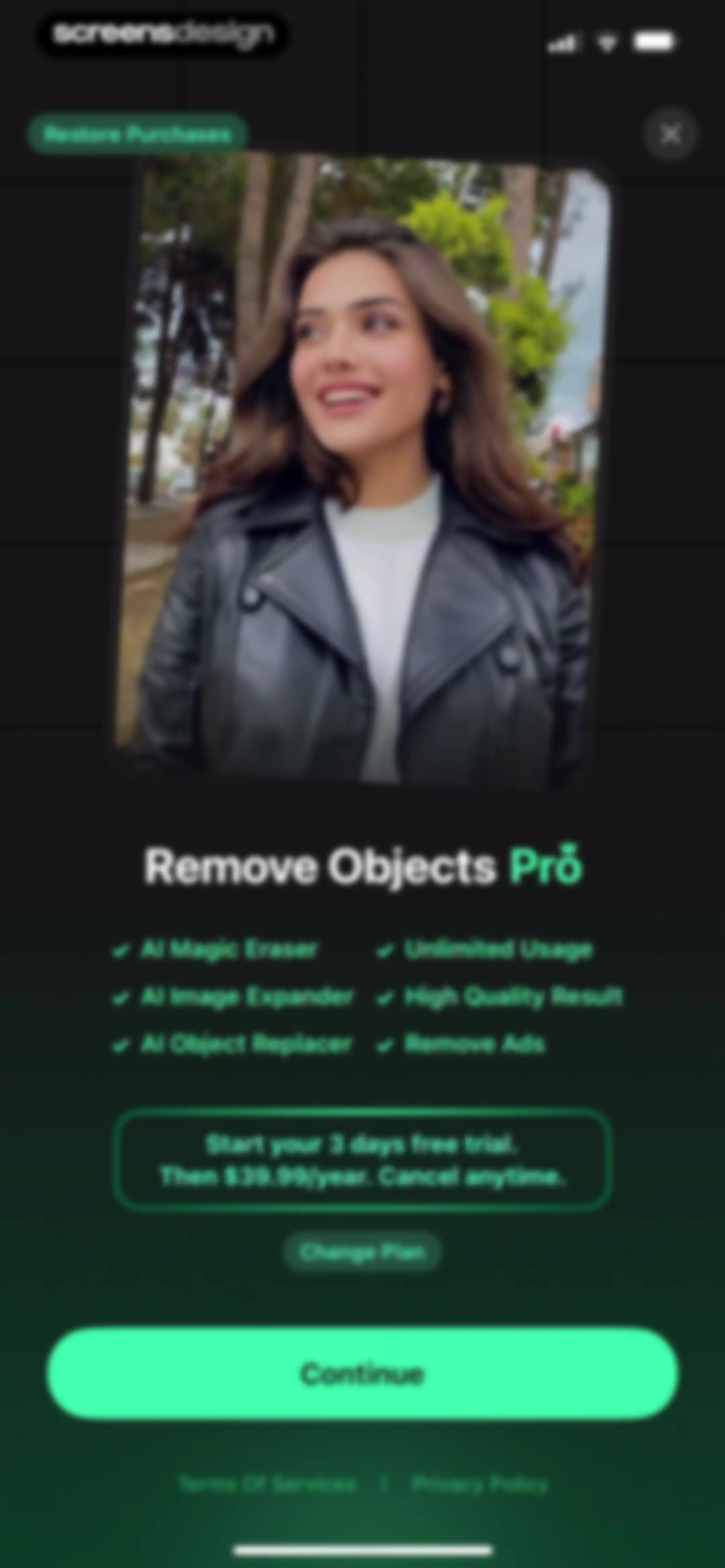 Remove Objects screen 5
