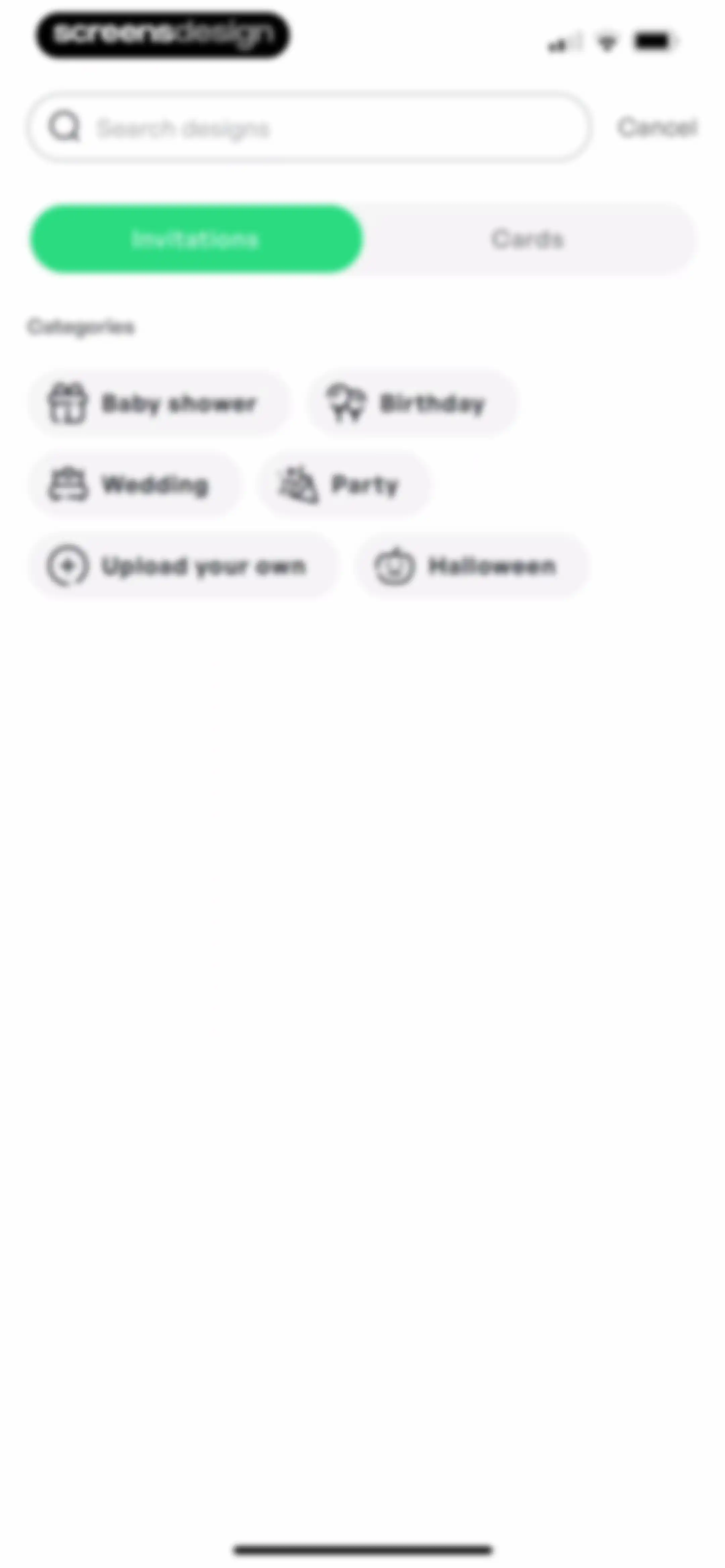 Invitation Maker: Cards & RSVP screen 61