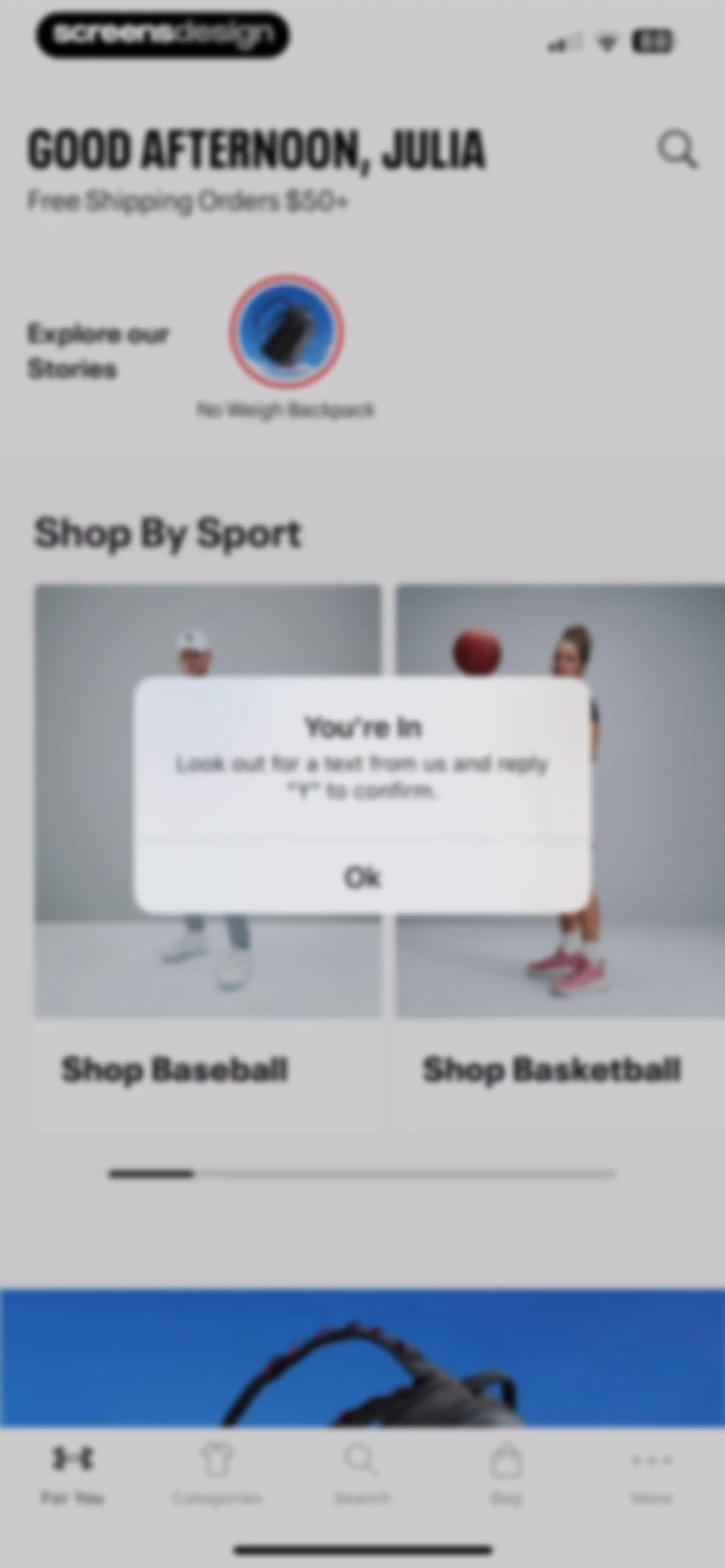 Under Armour screen 13