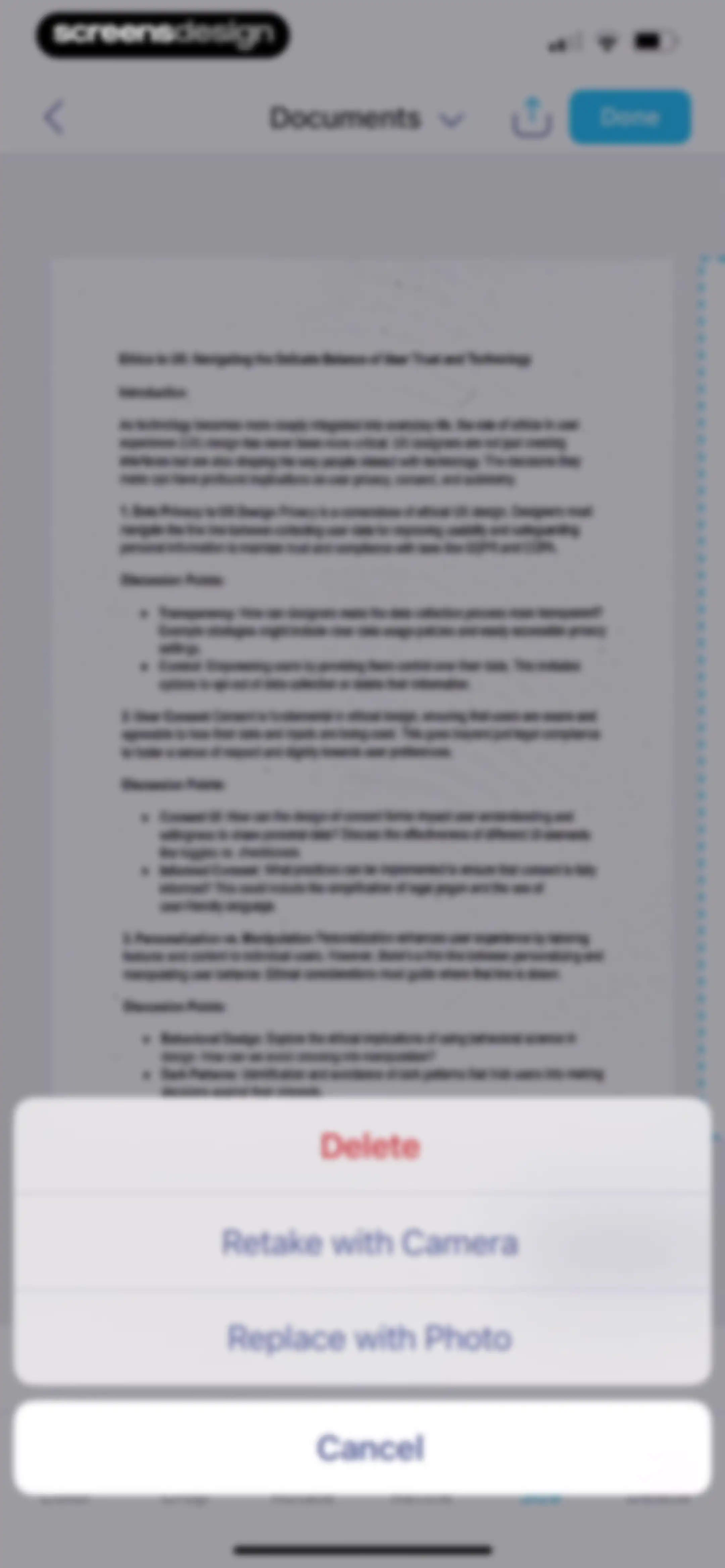 iScanner: PDF Document Scanner screen 45