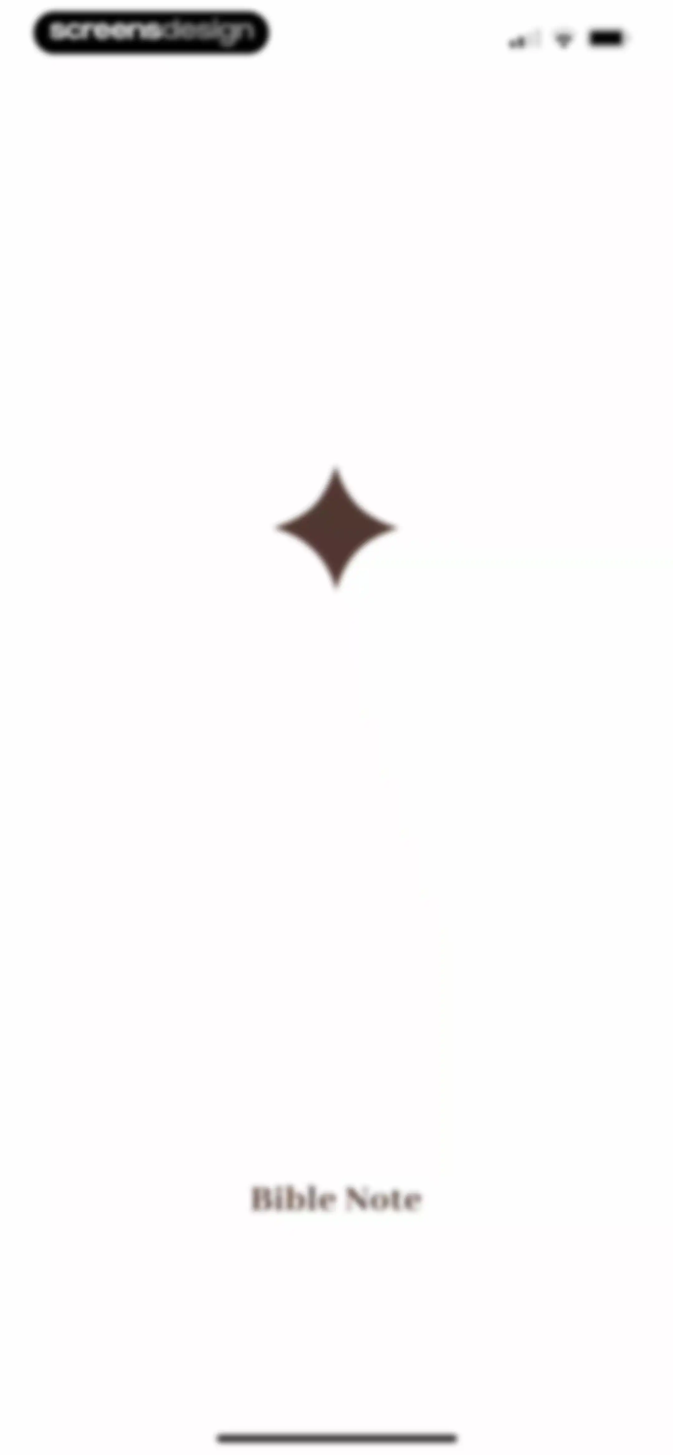 Bible Note: Sermon Notes screen 1