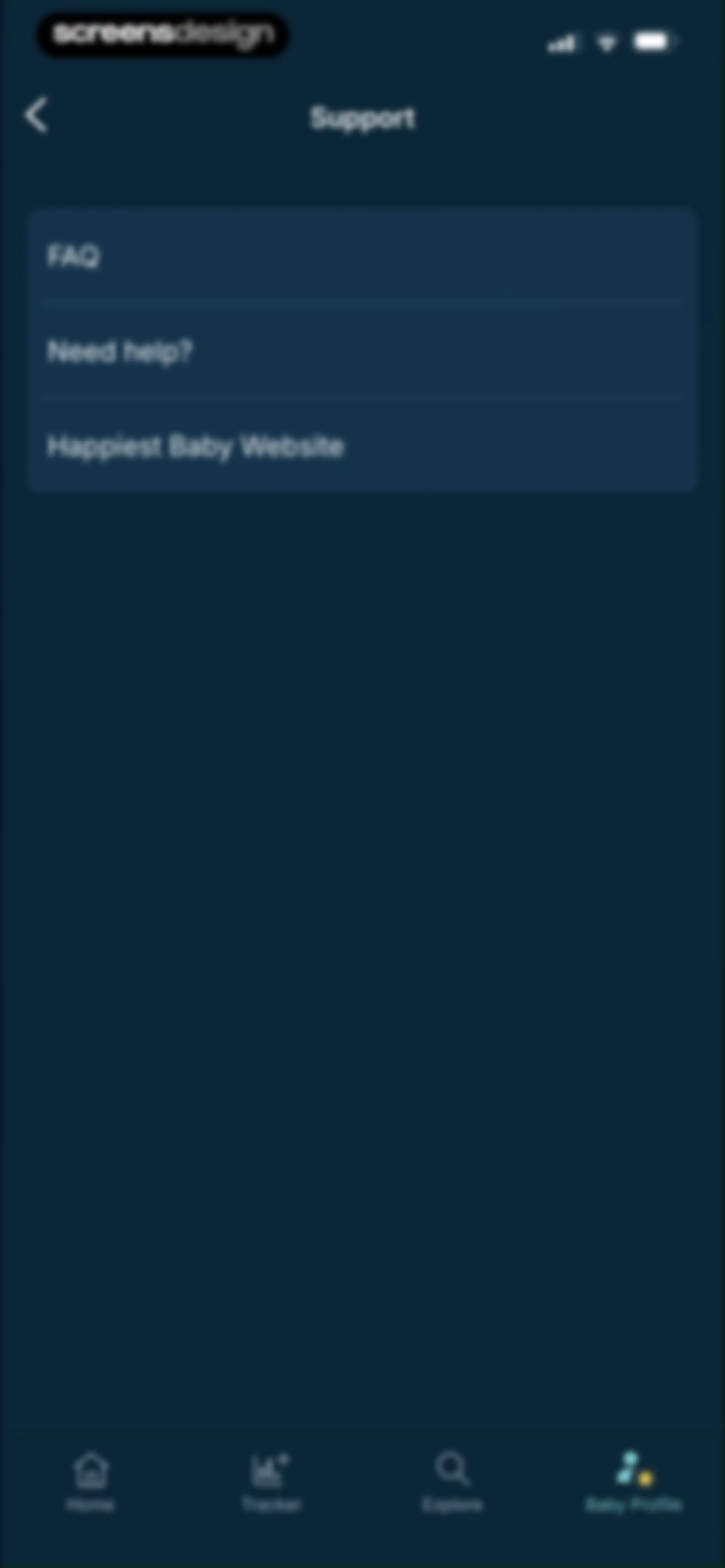 Happiest Baby, makers of SNOO screen 87