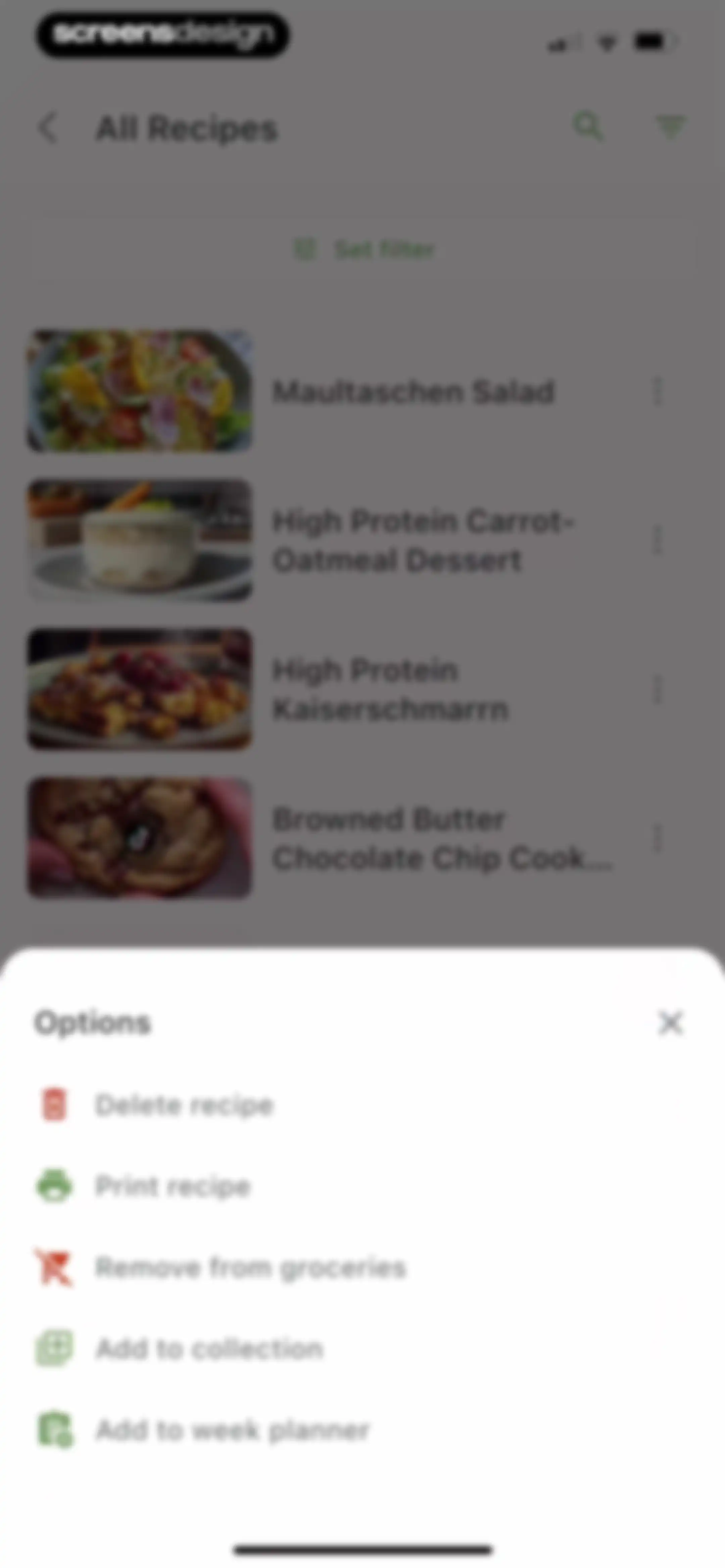 All My Meals - Keep Recipes screen 86