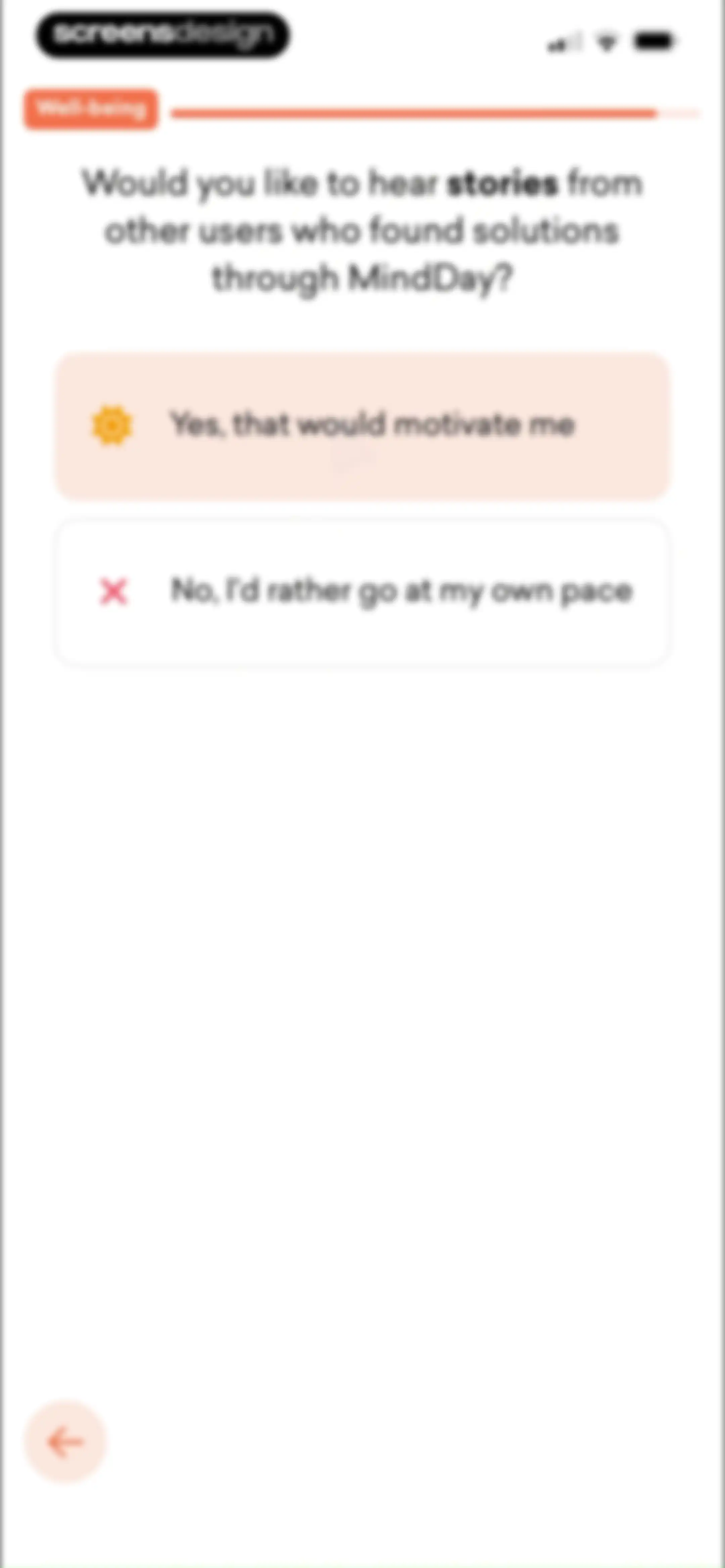 MindDay: Mental Health, Stress screen 34