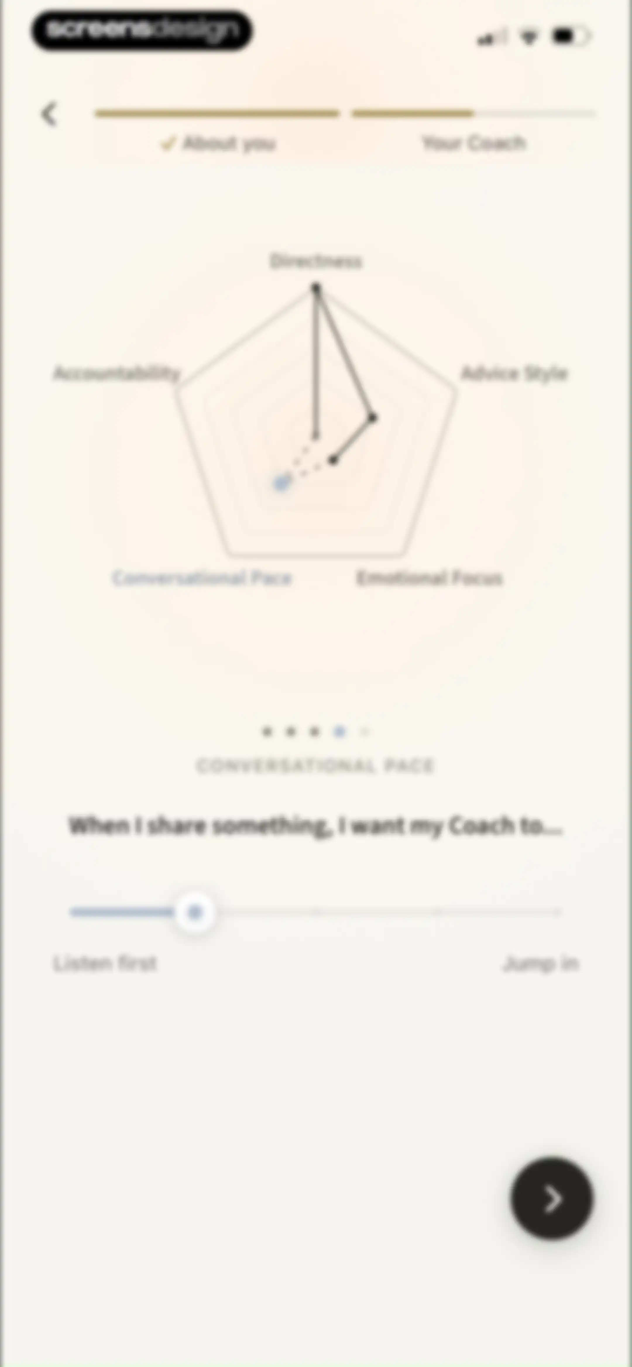 Sonia: AI for Mental Health screen 29