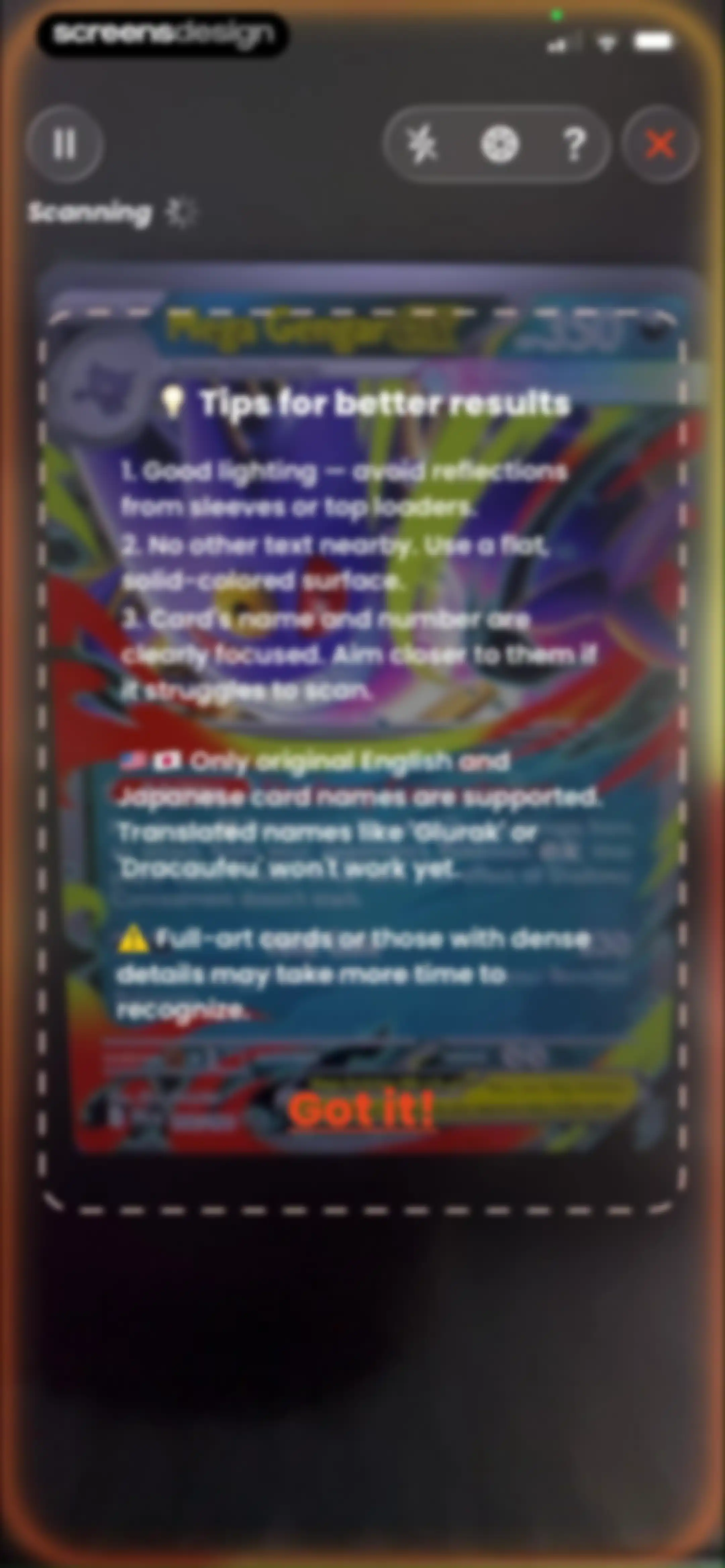 Acorn TCG ‒ Card Scanner App screen 15