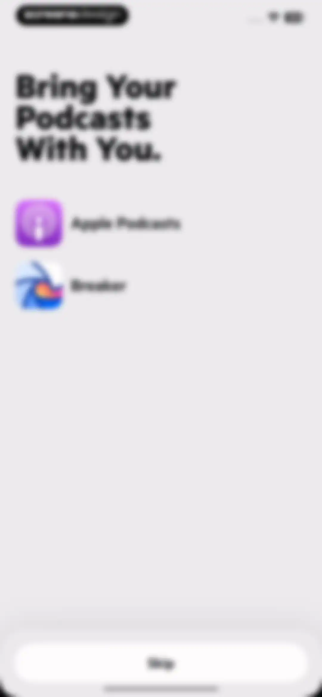 Castro: Podcast App & Player screen 3