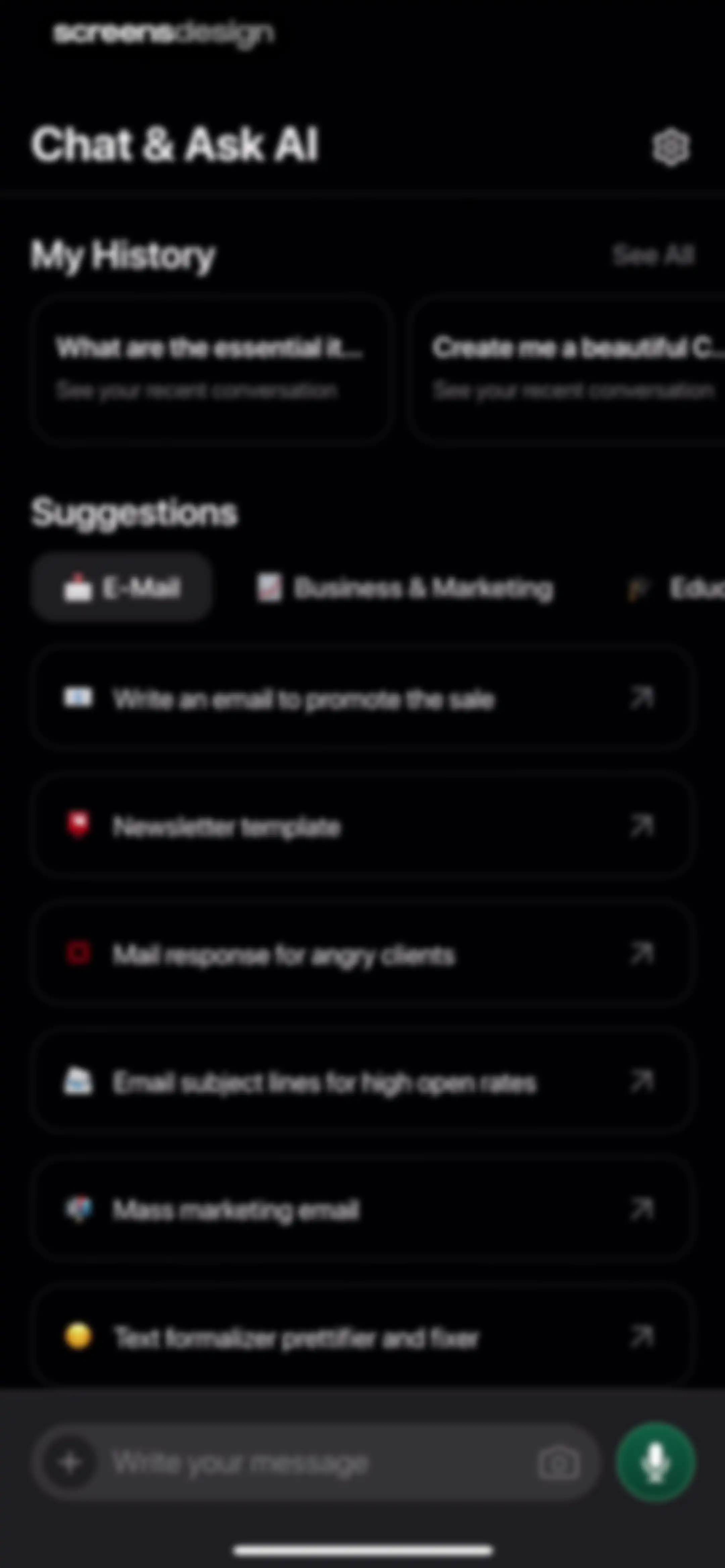 Chat AI: Ask Agent Anything screen 89