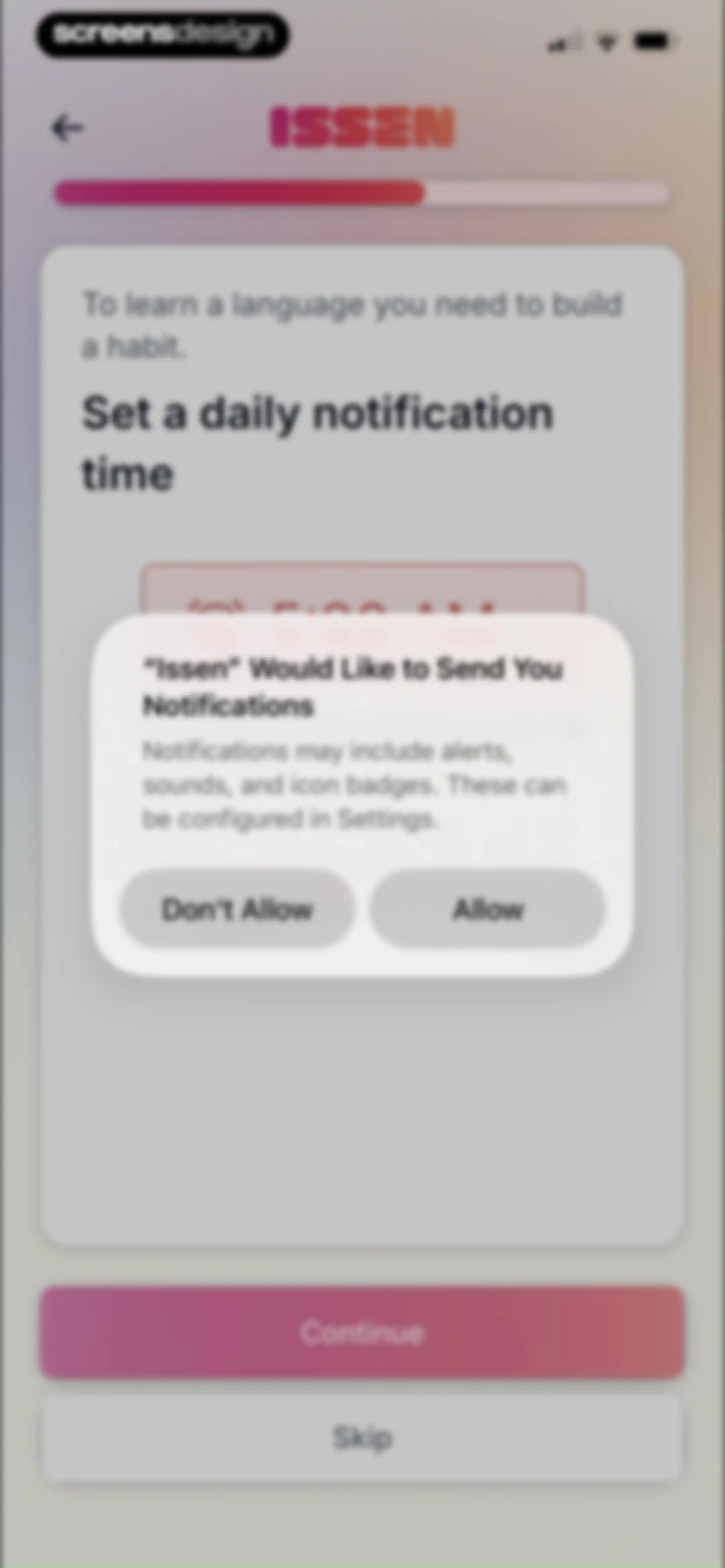 ISSEN - Voice Tutor screen 10