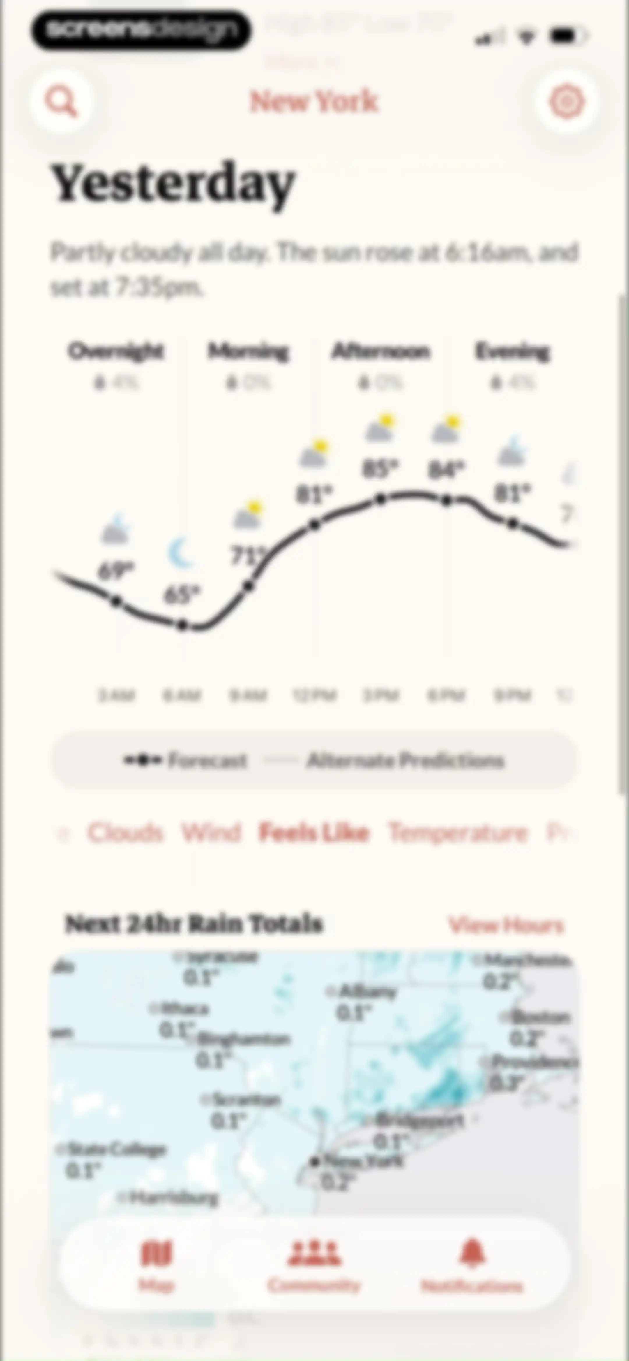 Acme Weather screen 16