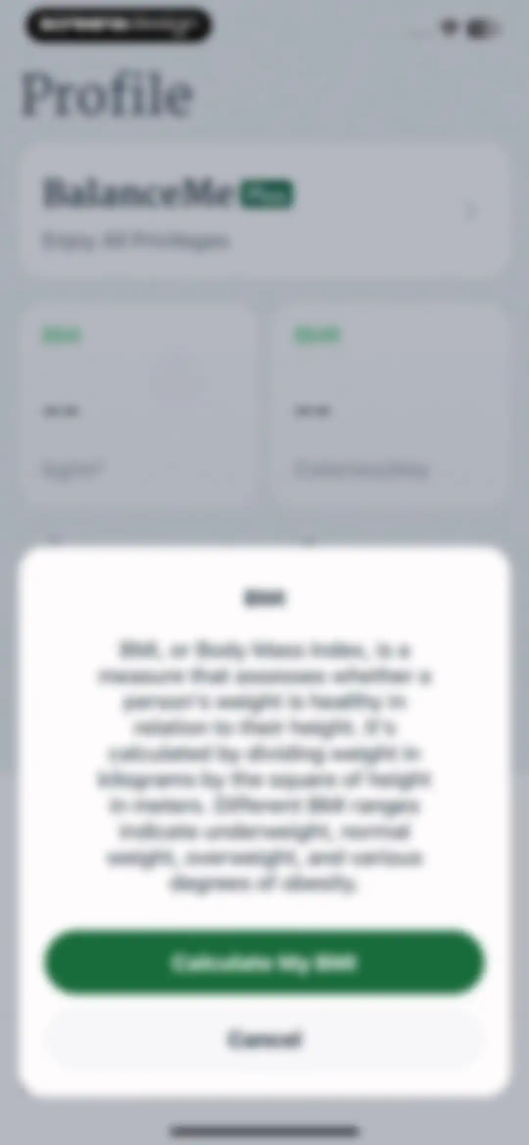 BalanceMe-Health AI&Self Care screen 78
