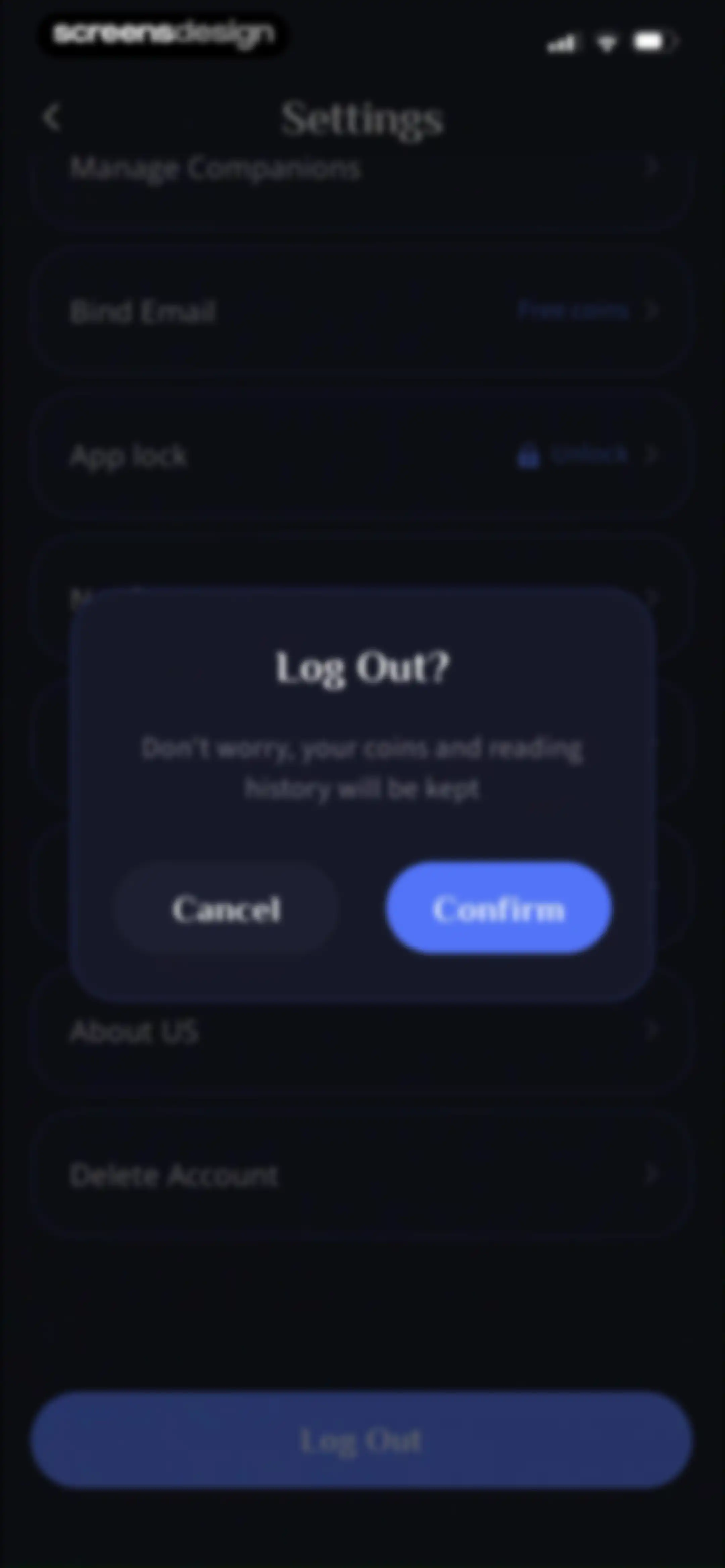 HealTalk - Text Reading screen 159