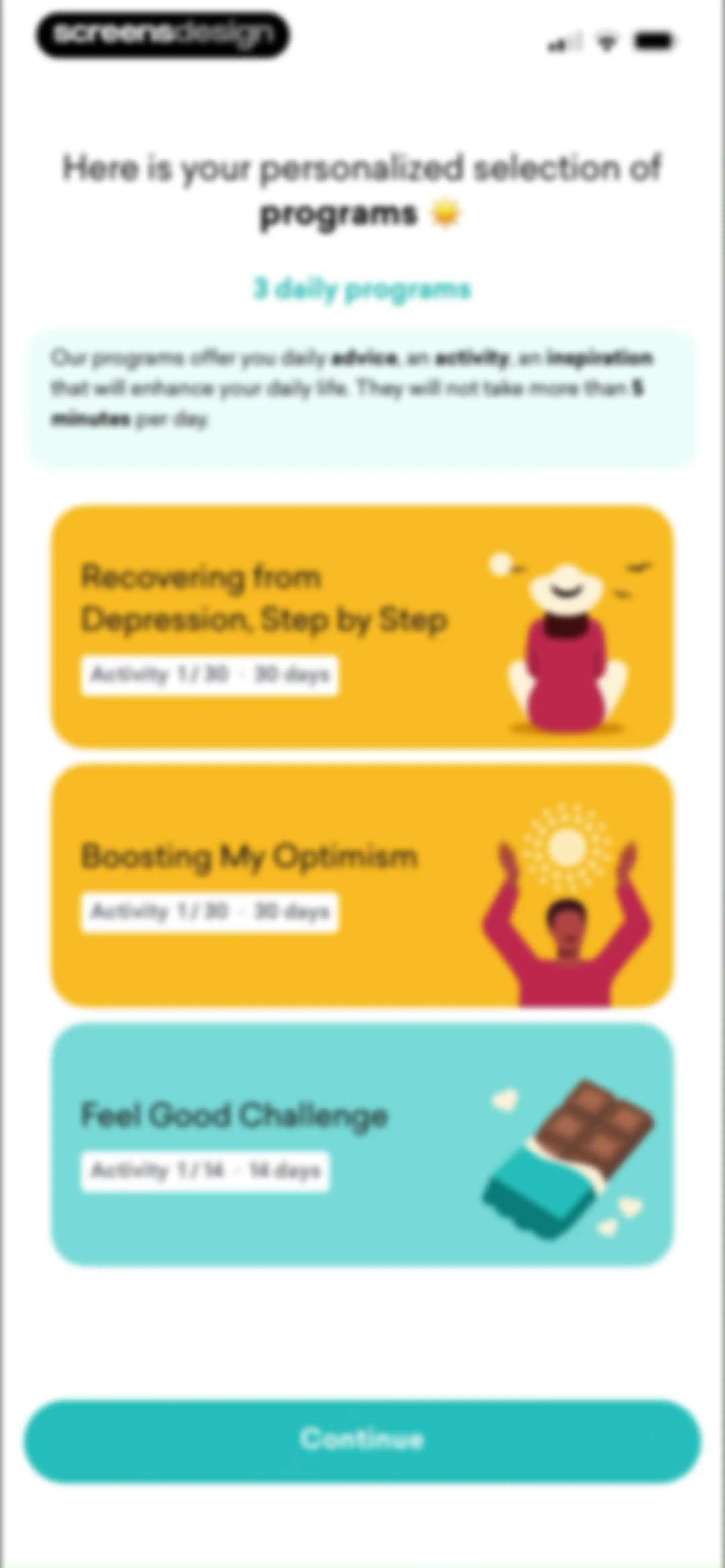 MindDay: Mental Health, Stress screen 45