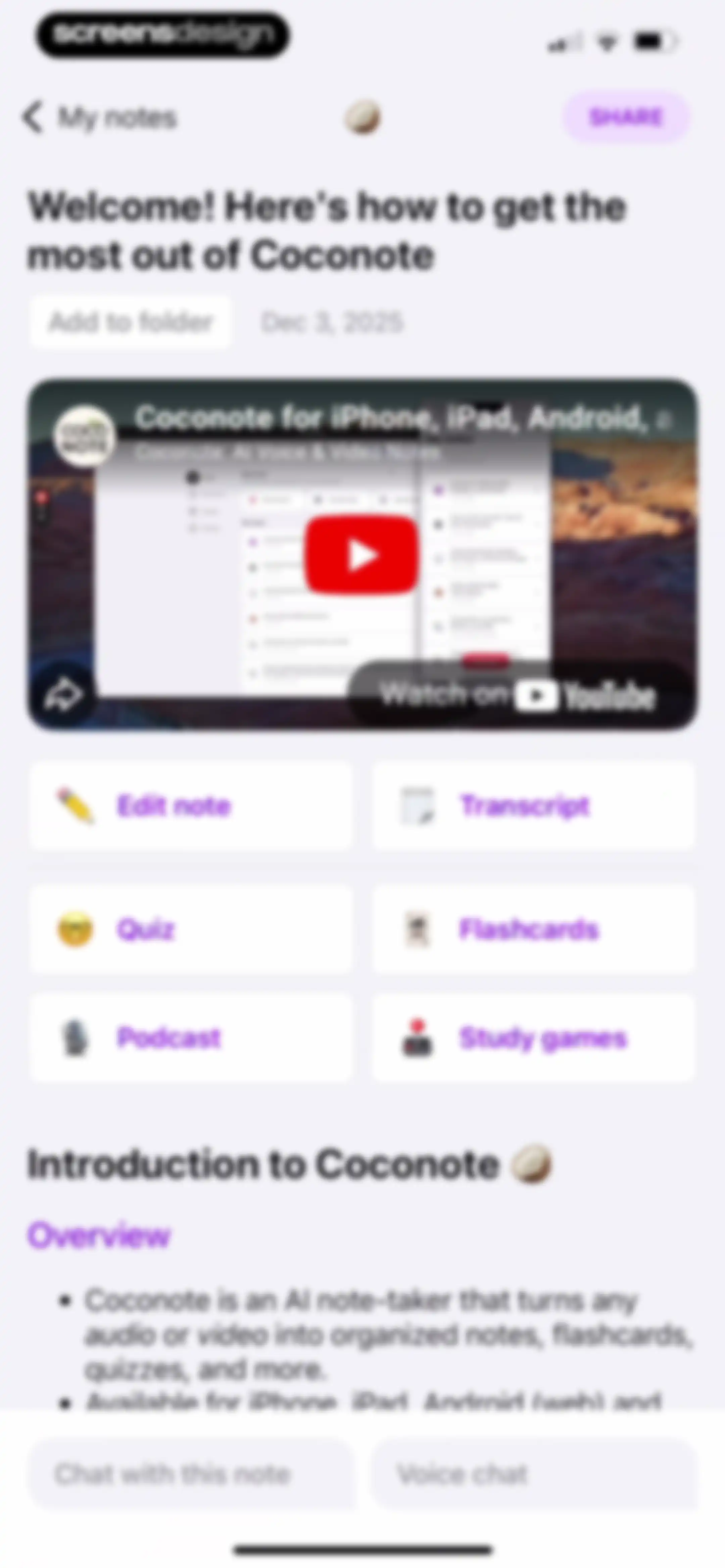 Coconote - AI Note Taker screen 65