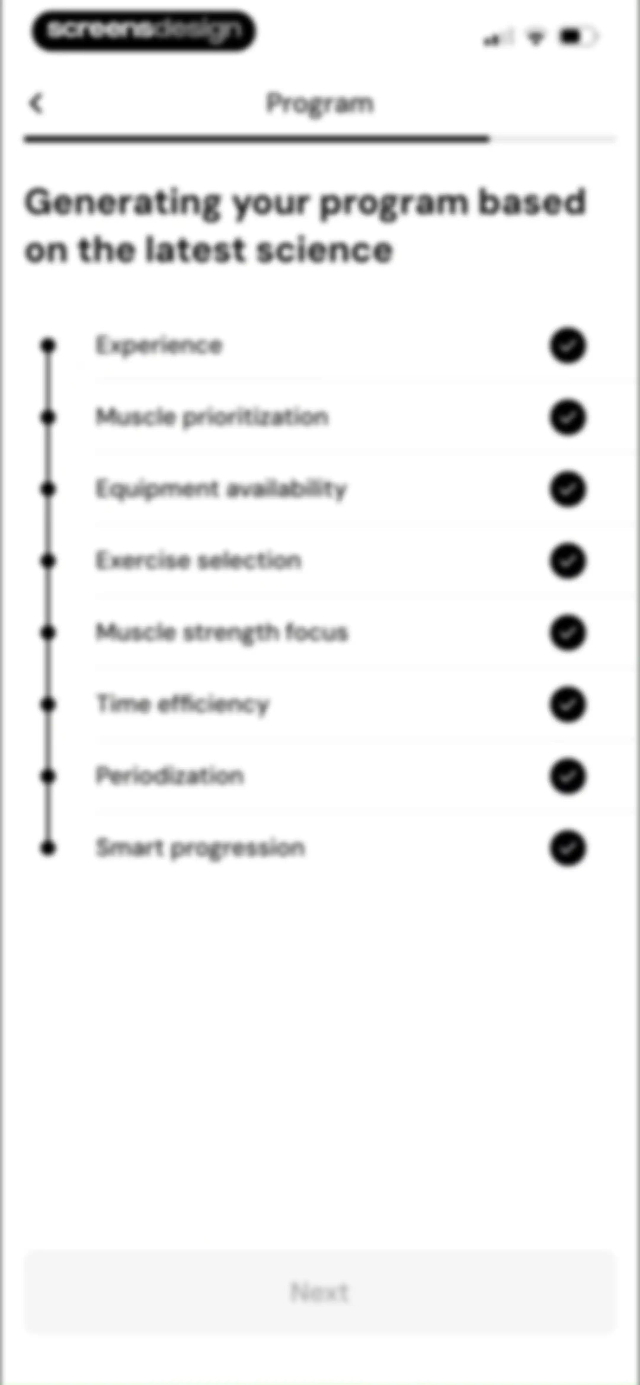 MacroFactor Workouts - Tracker screen 33