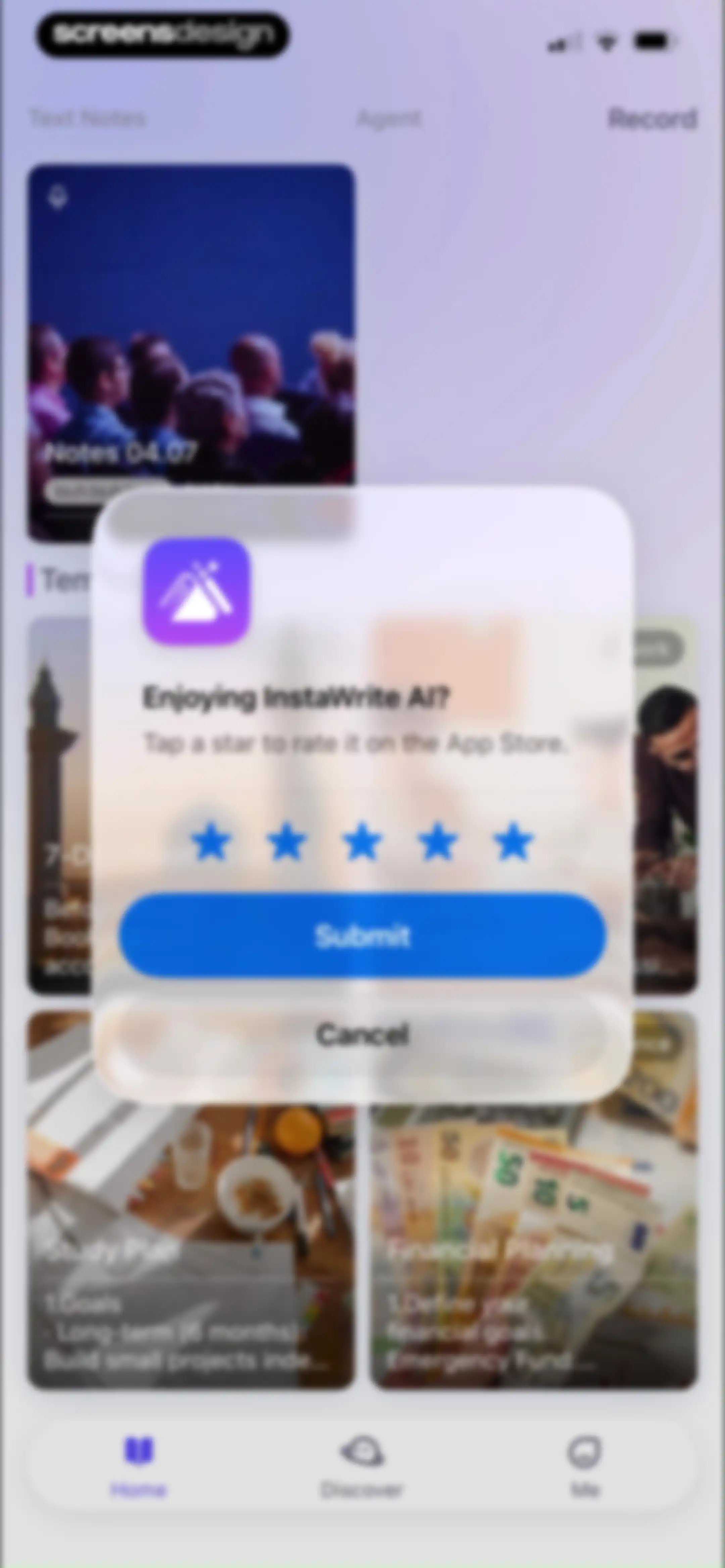 WriteSwift AI - Note Taking screen 59