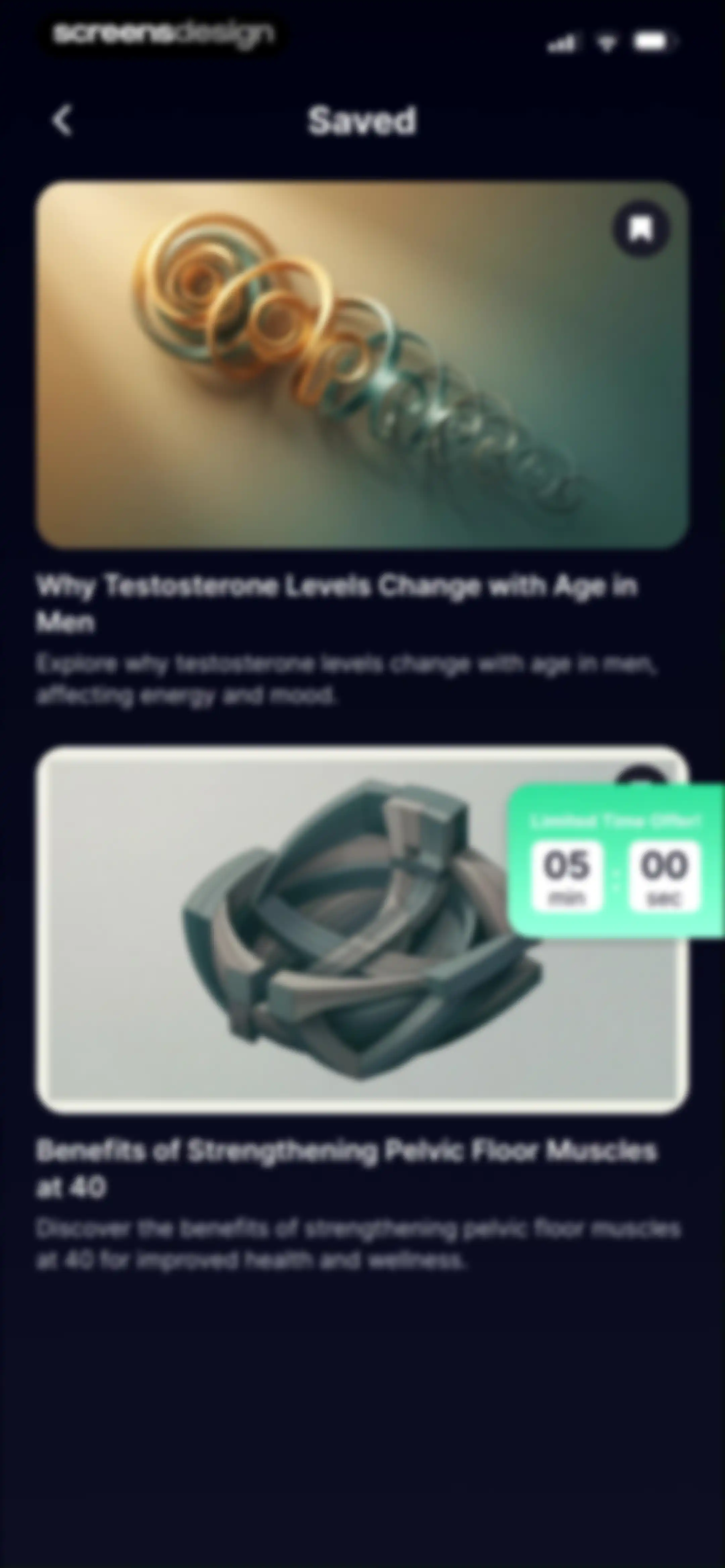 Kegel Men: Men's Health screen 121