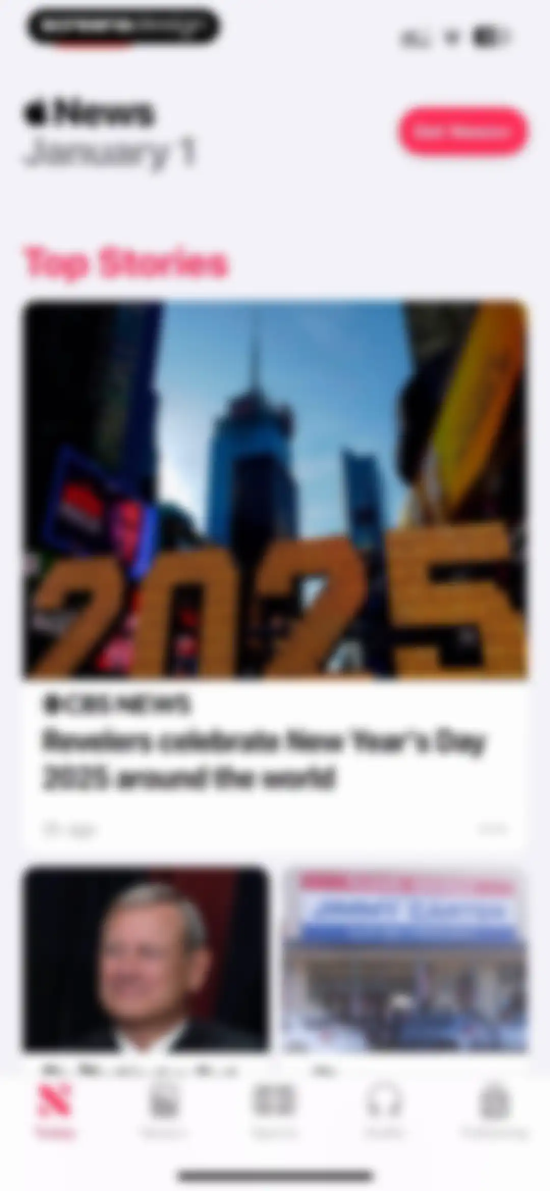Apple News screen 2