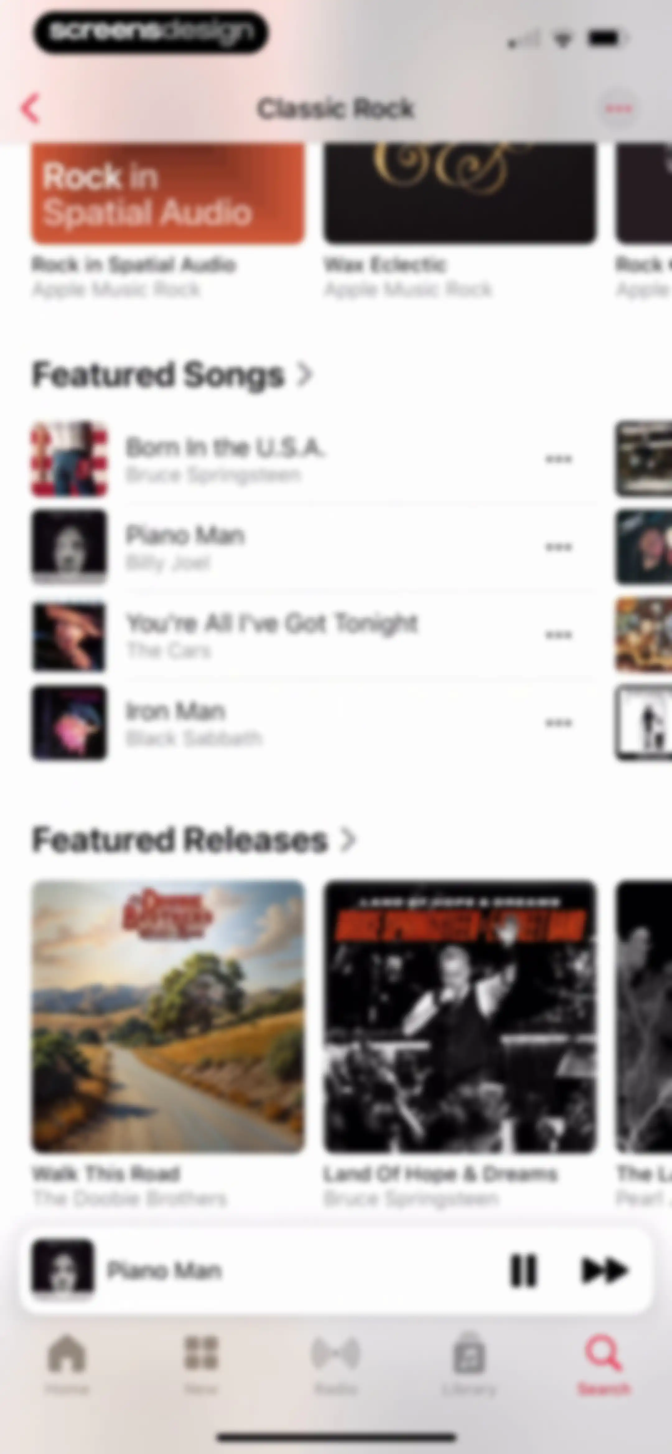 Apple Music screen 137