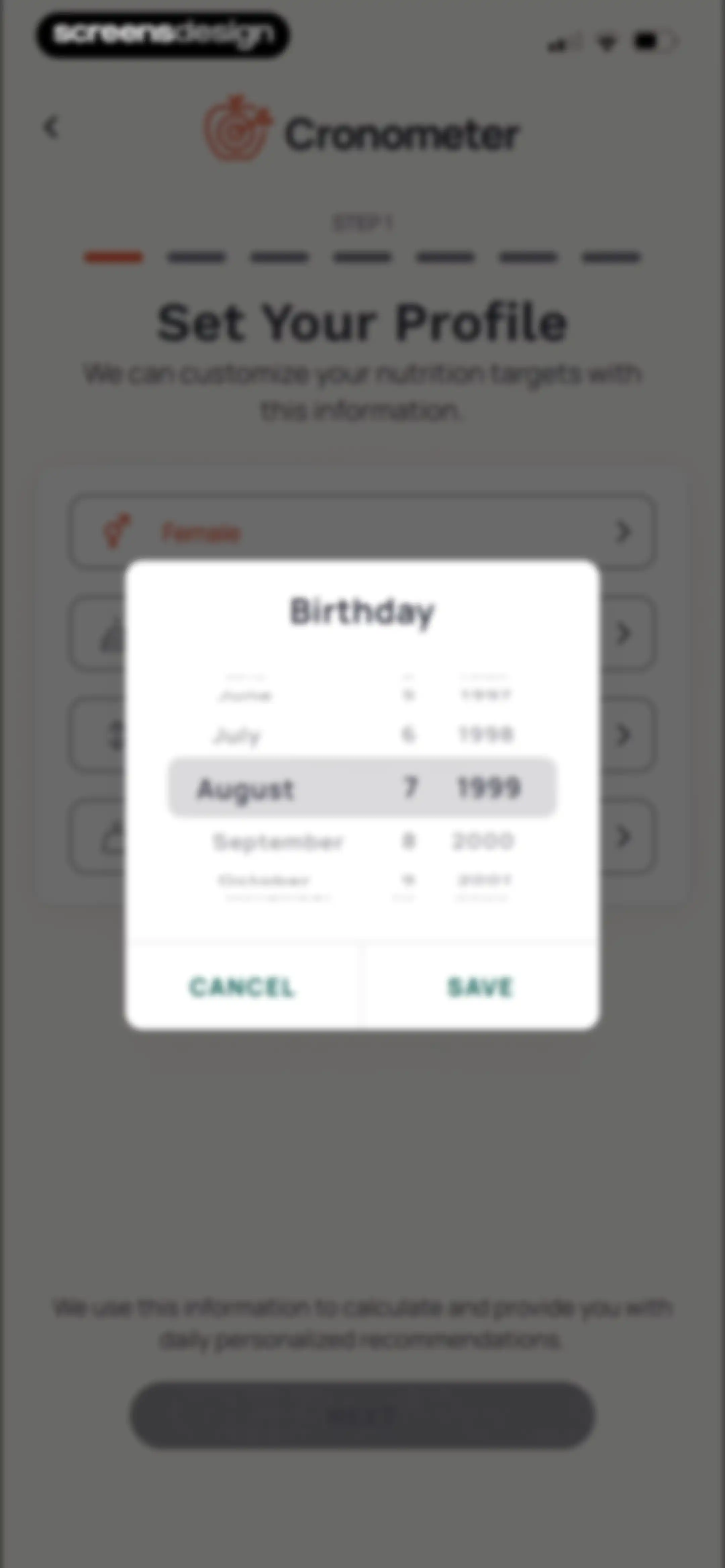 Cronometer: Calorie Counter screen 8