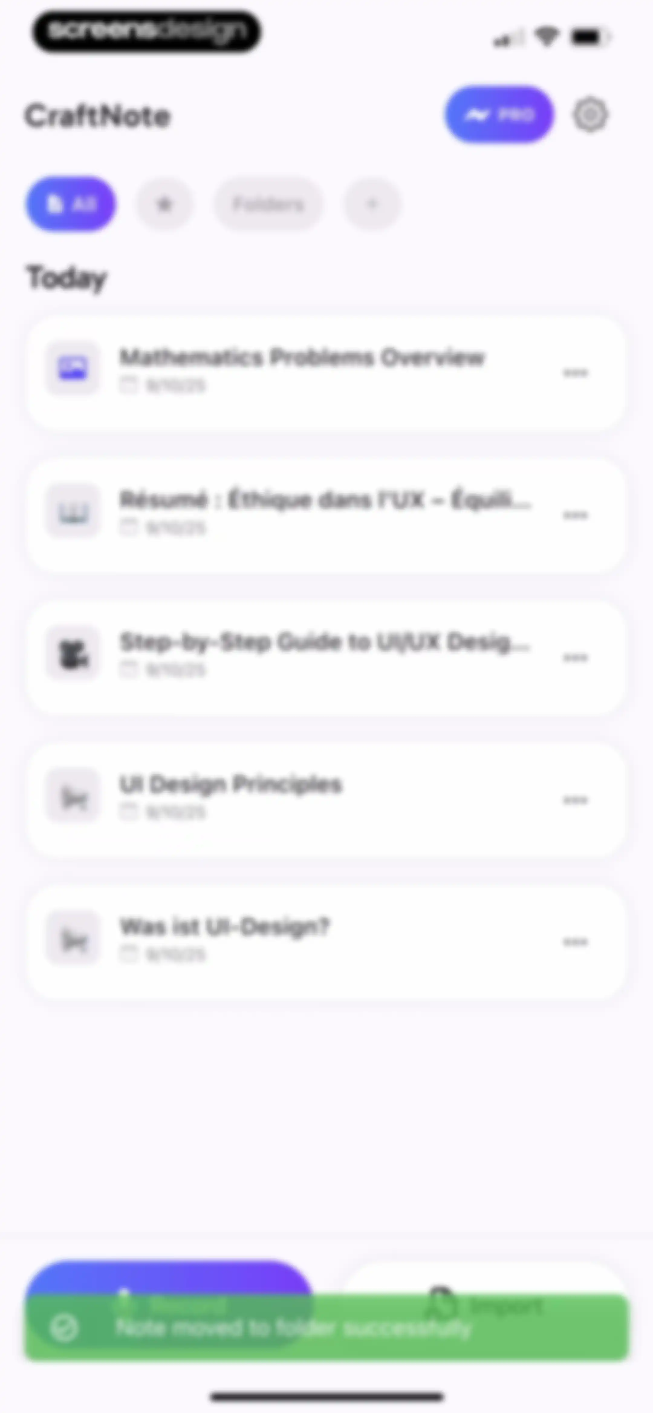 CraftNote: Smart AI Note Taker screen 79