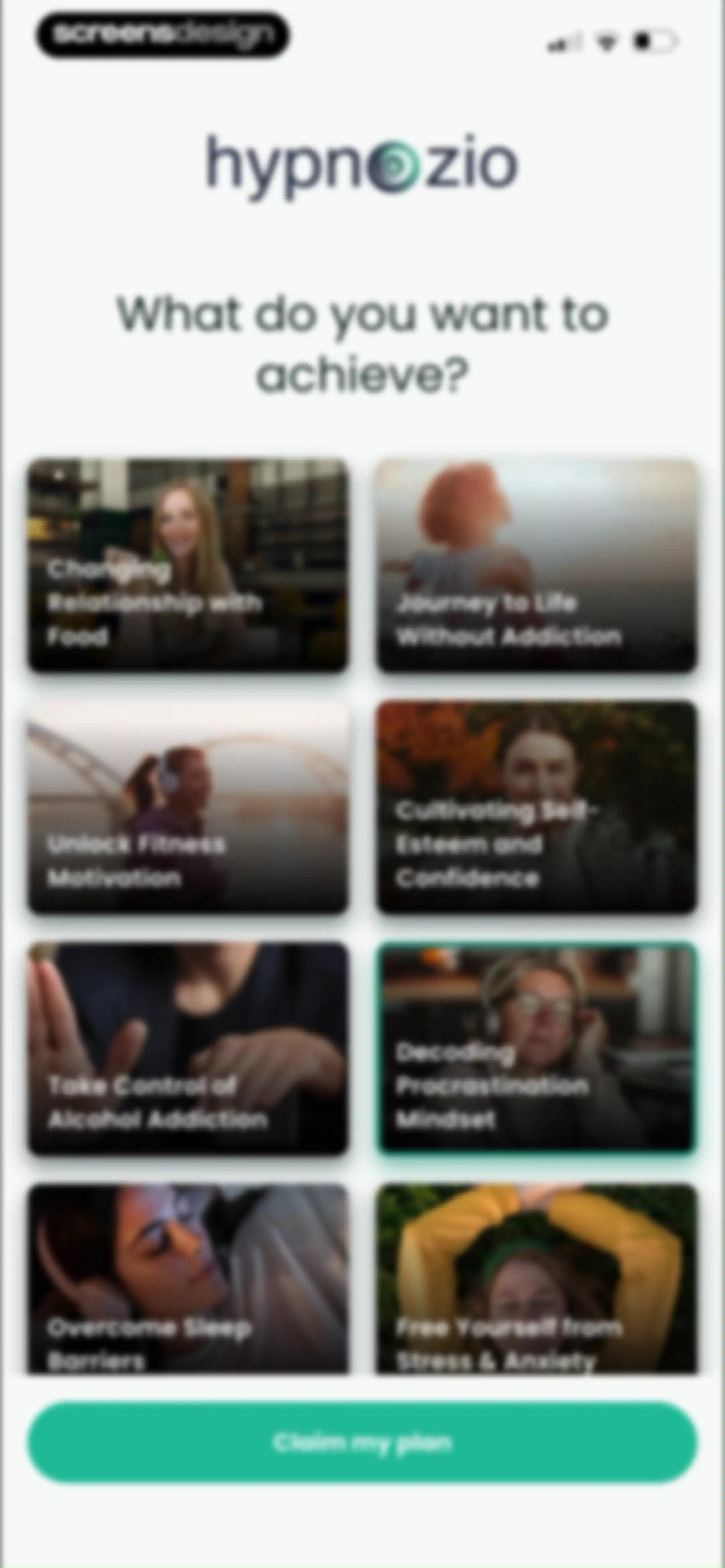 Hypnozio: Hypnotherapy & Care screen 5