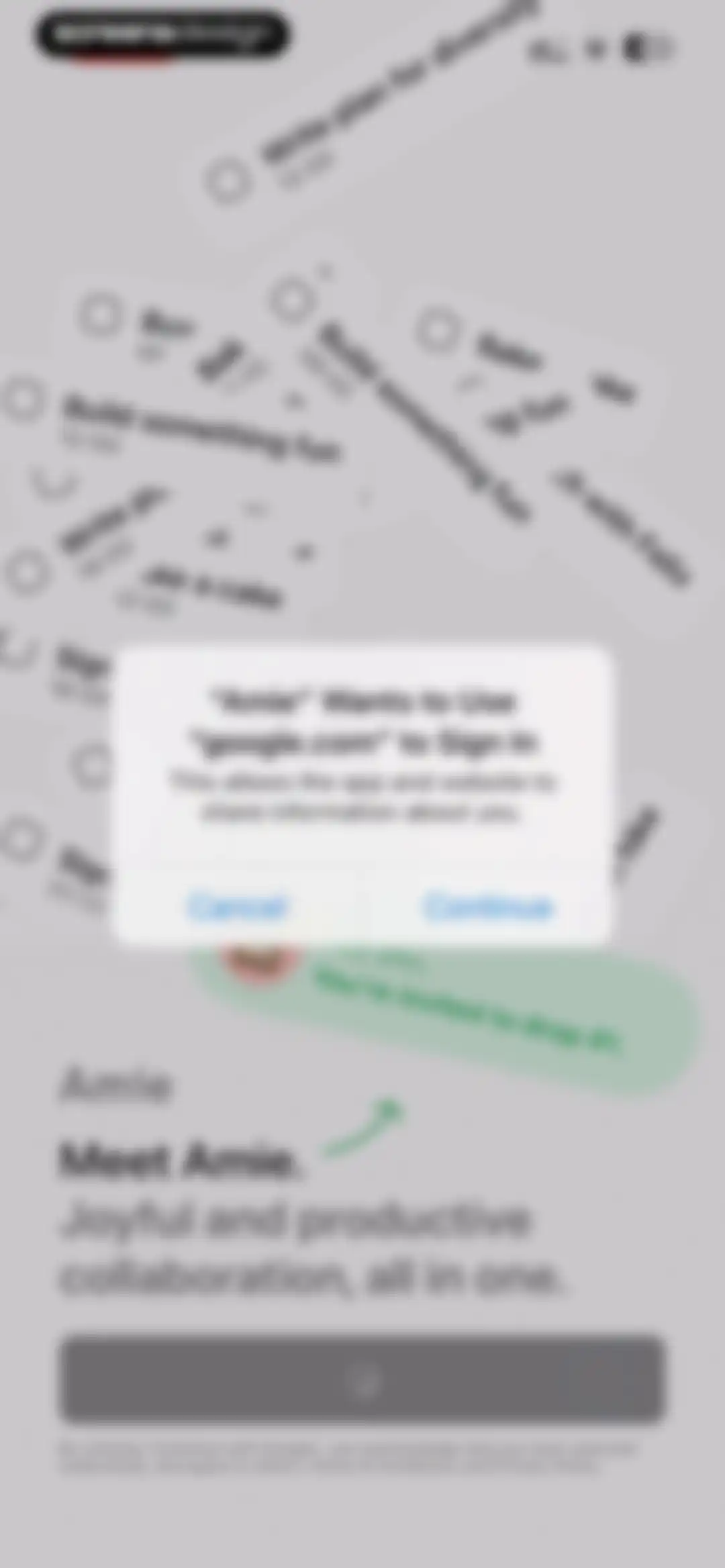 Amie - Todos, calendar screen 2