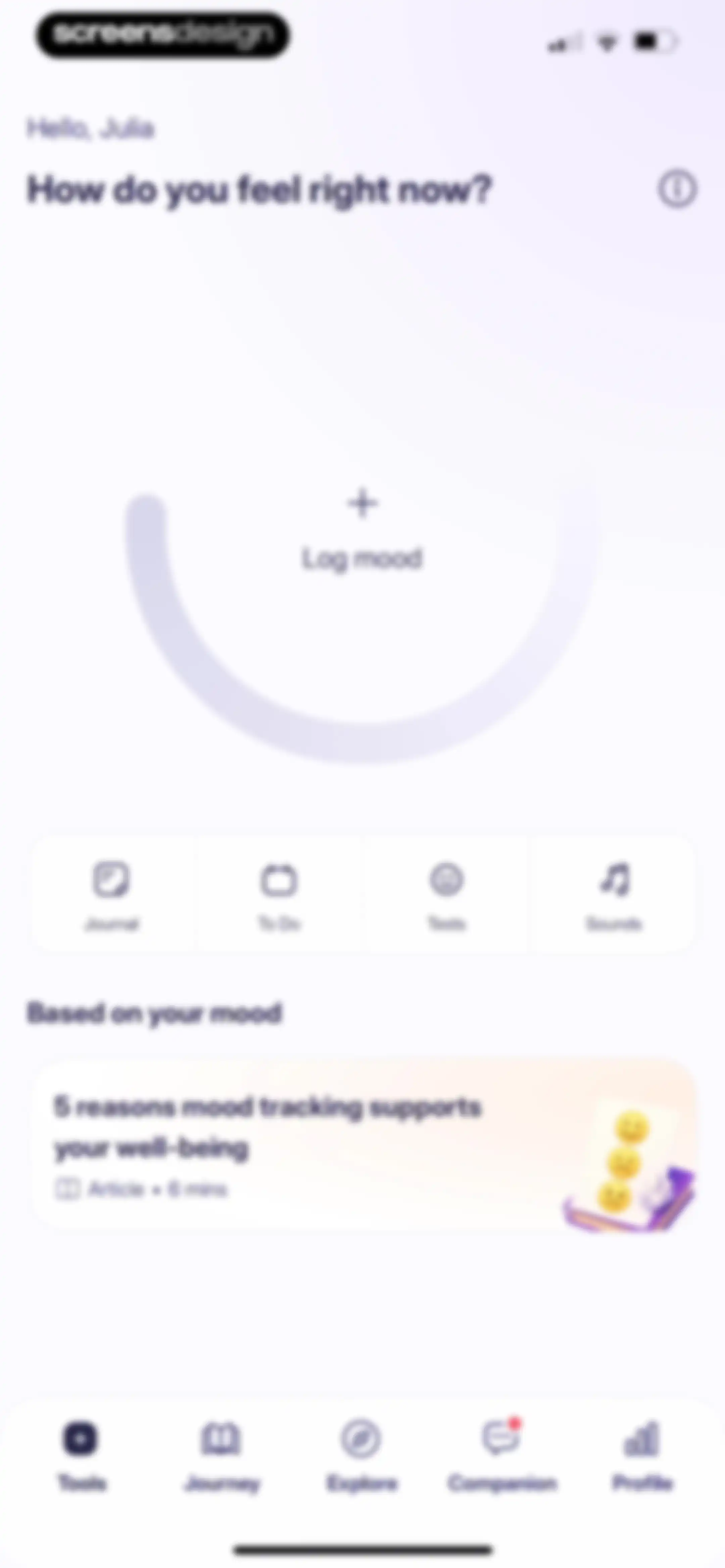 Liven: Discover yourself screen 92