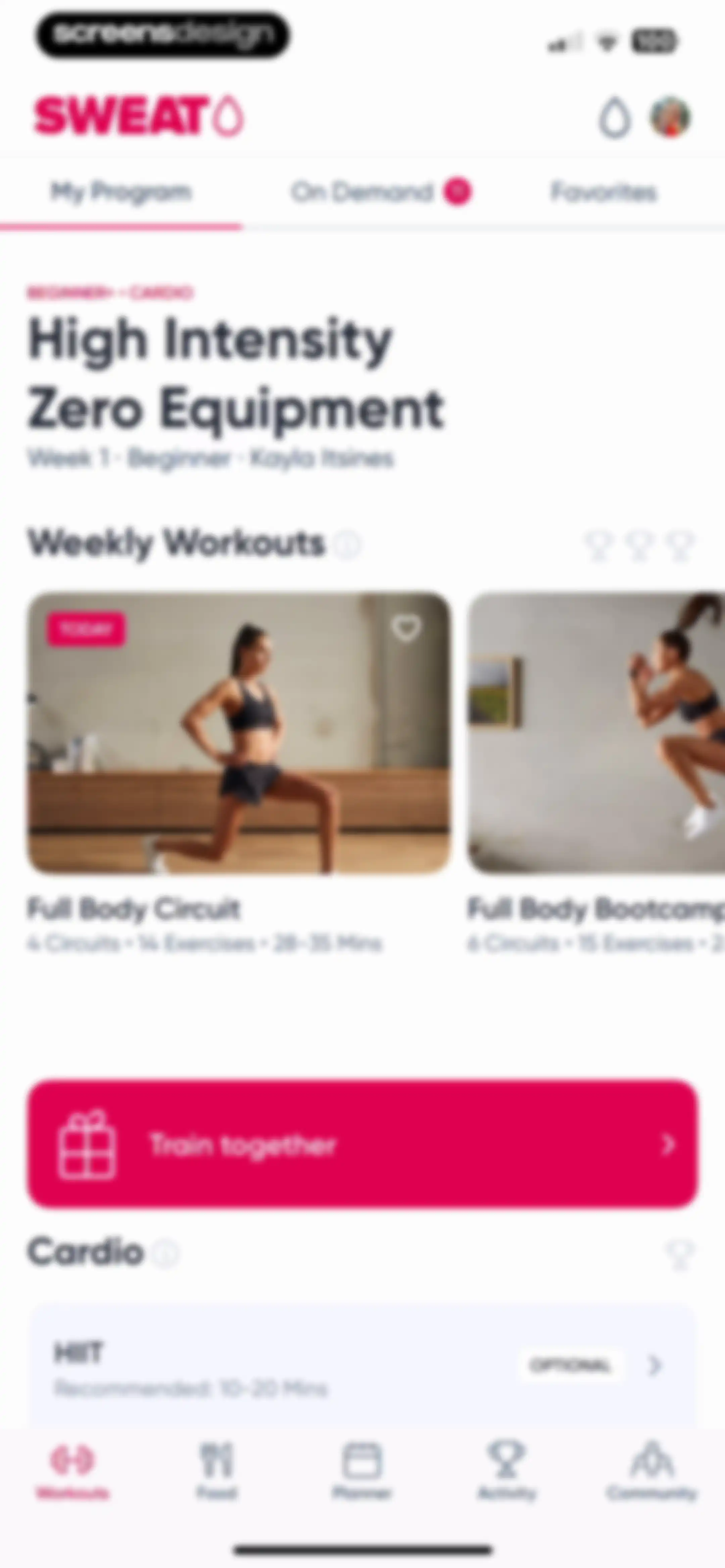 Sweat: Fitness App For Women screen 40