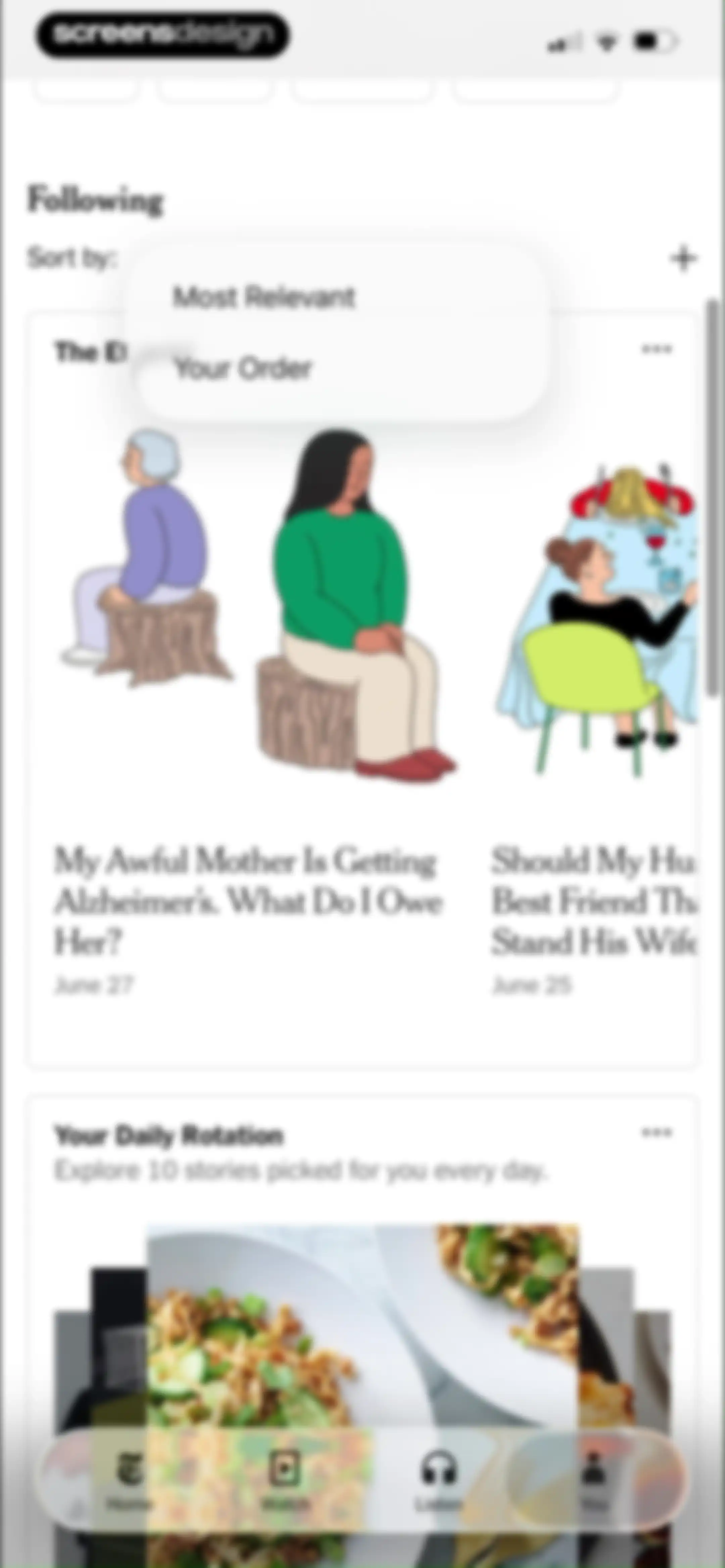 NYTimes: US and Global News screen 91