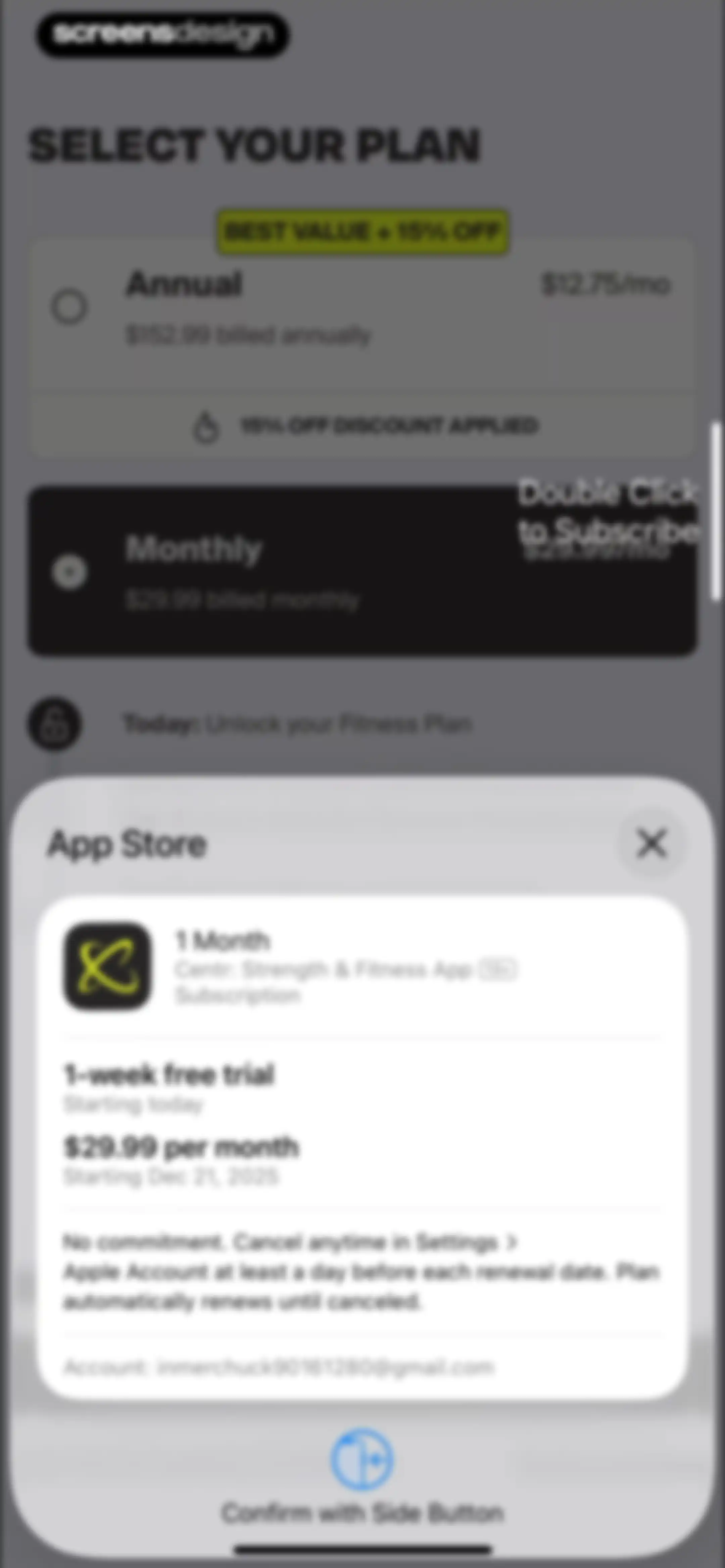 Centr: Strength & Fitness App screen 22