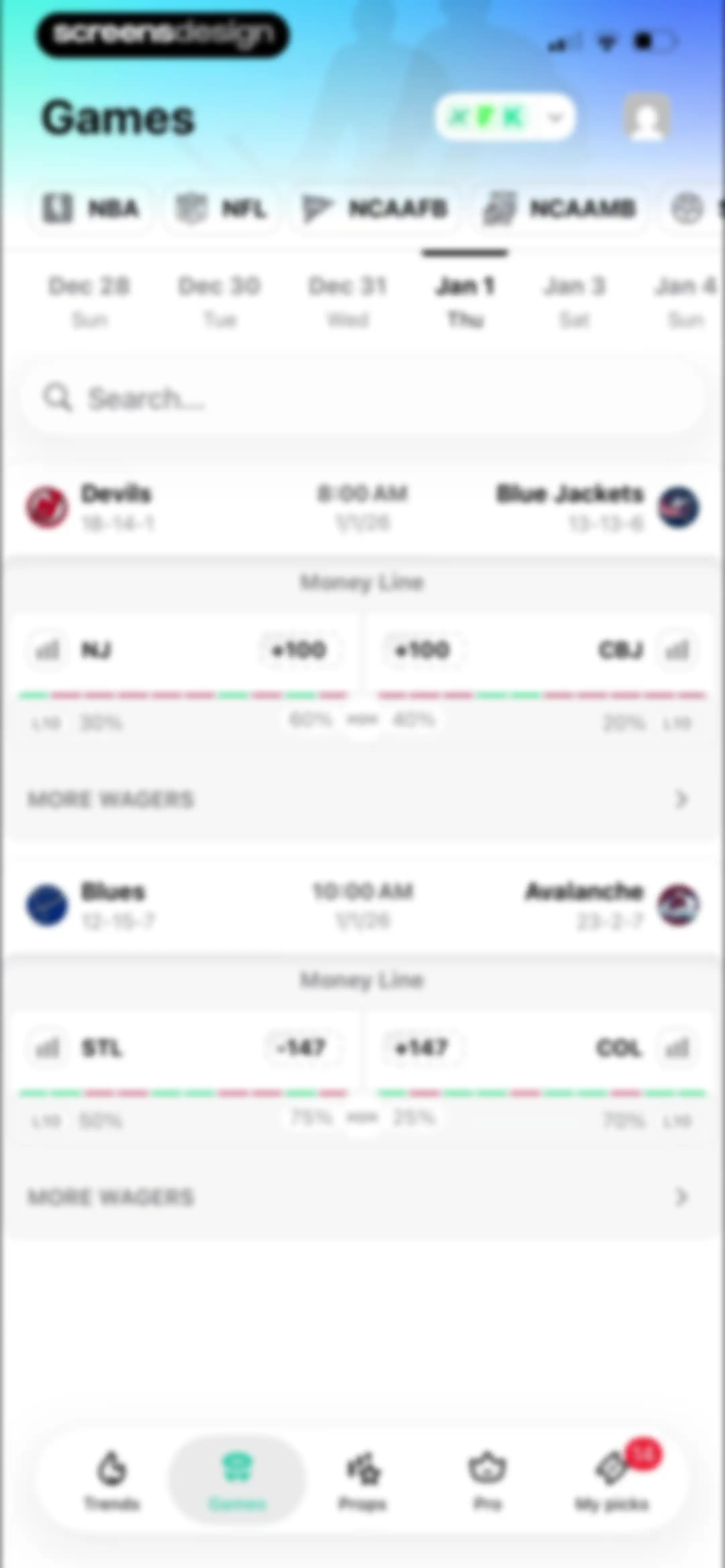 Outlier: Smart Sports Betting screen 67