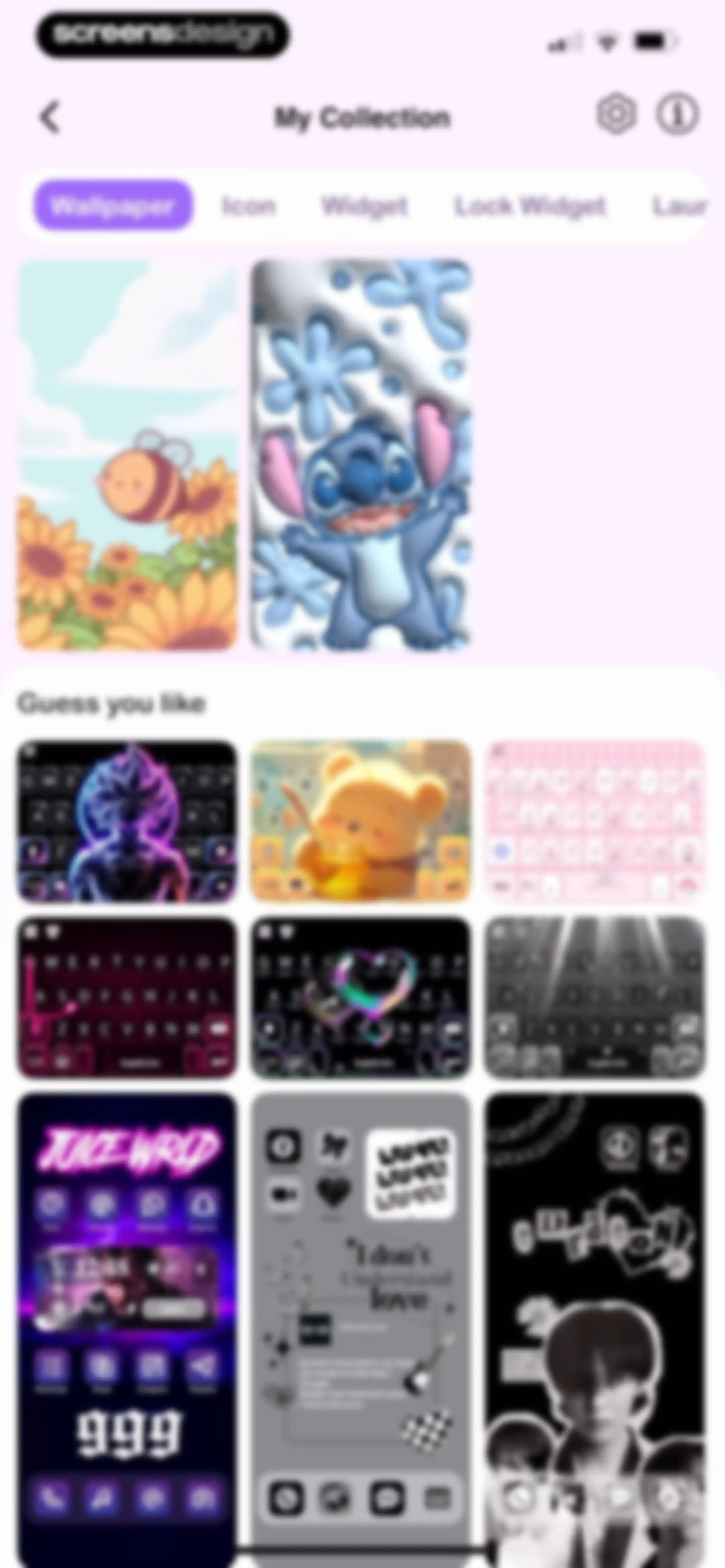 Cool Themes & Fonts: Cute Text screen 123