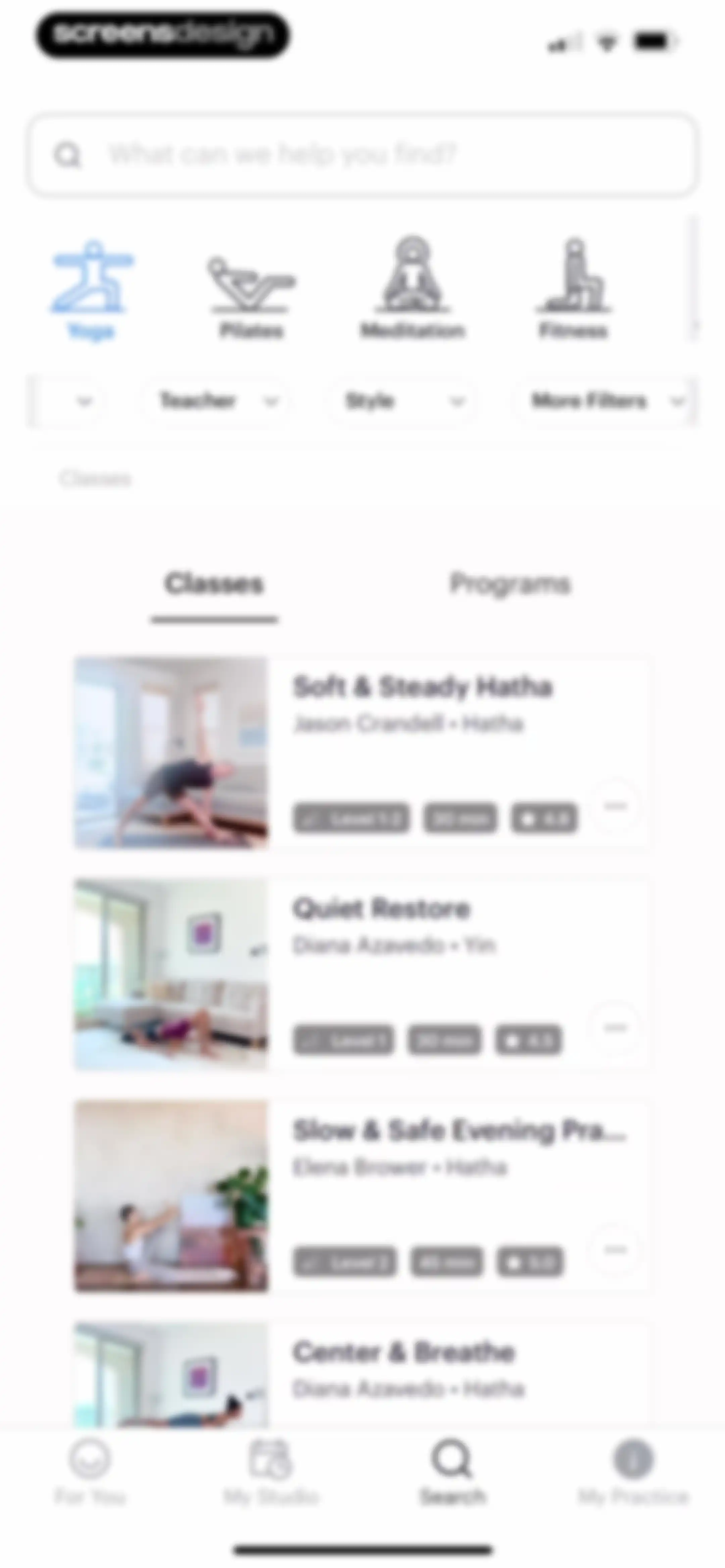 Glo | Yoga and Meditation App screen 33