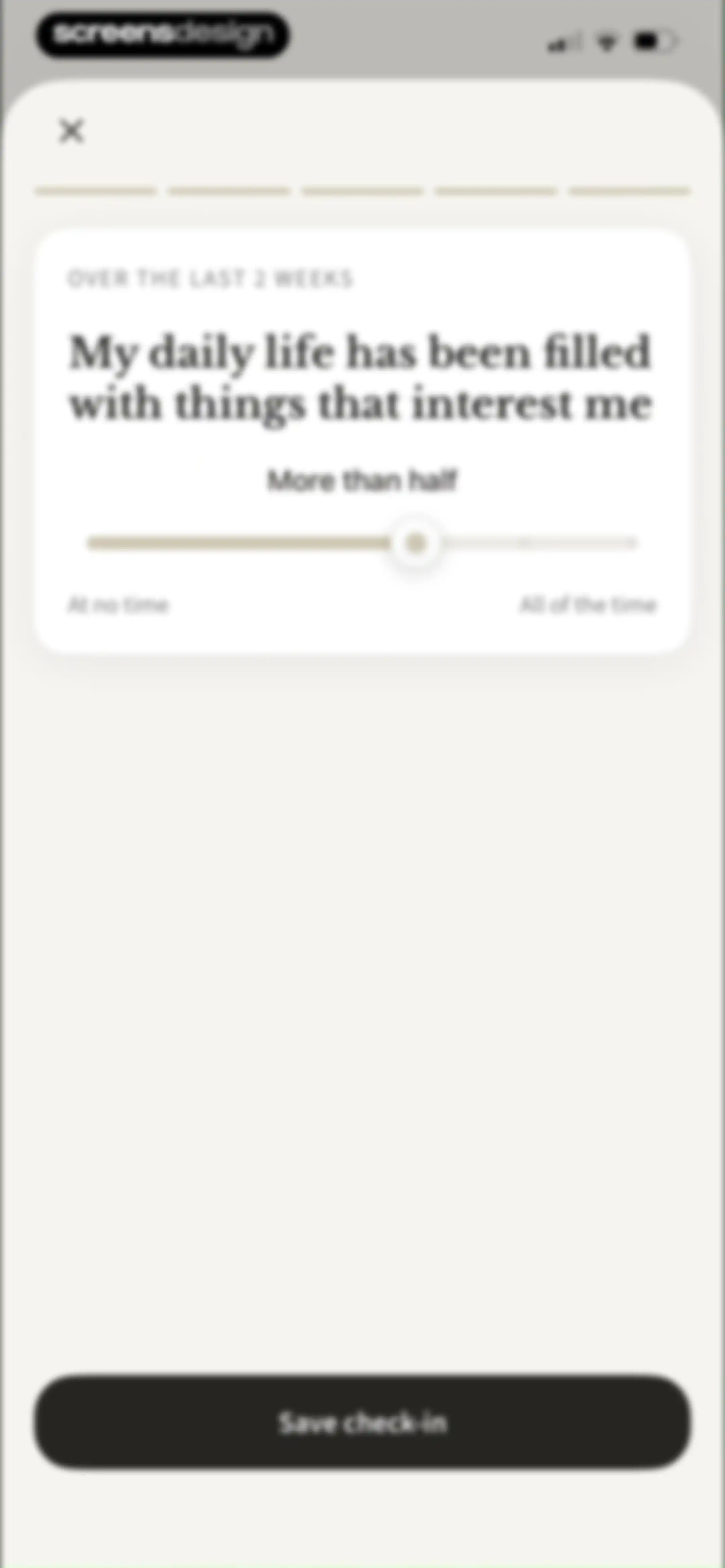 Sonia: AI for Mental Health screen 18
