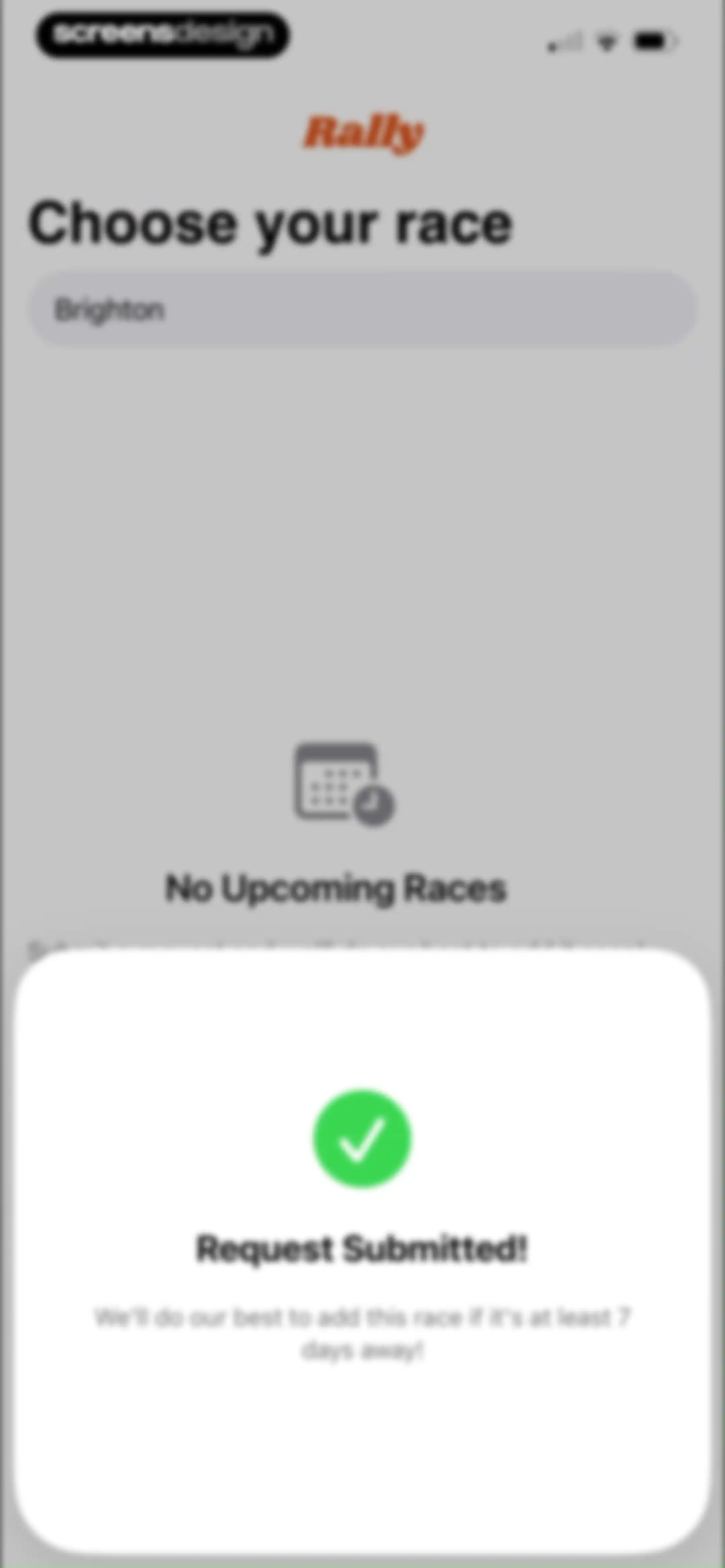Rally: Voice Notes on Race Day screen 24