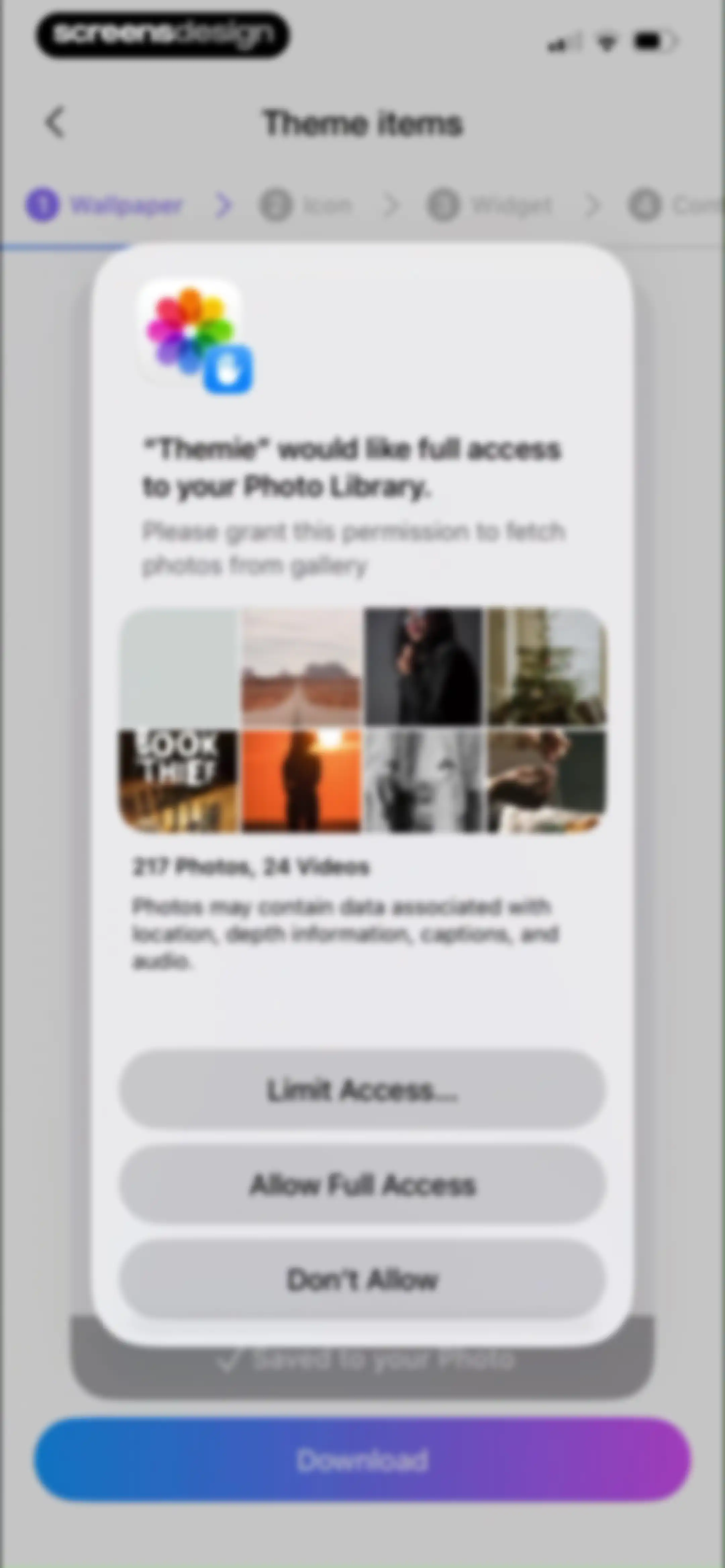 Themie: Wallpapers & Theme screen 20