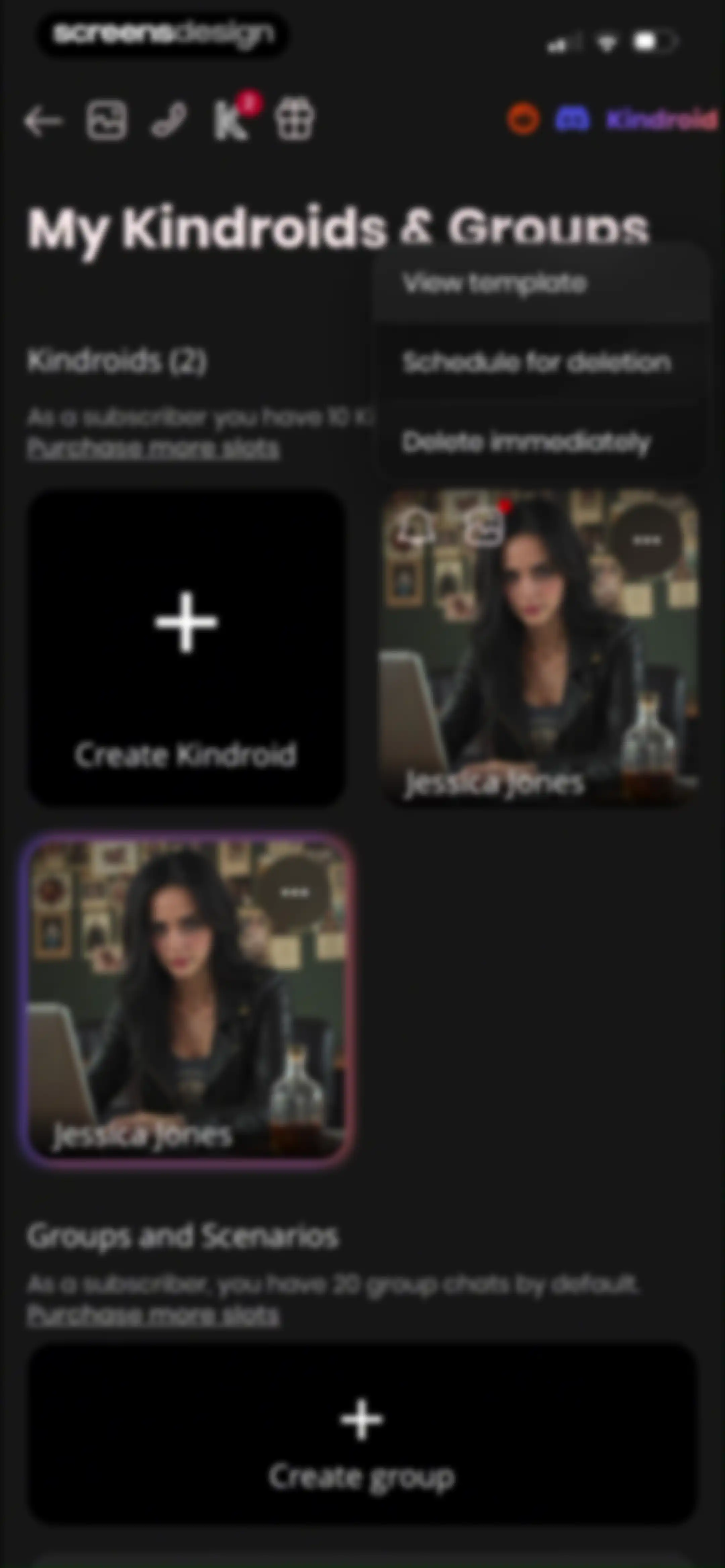 Kindroid: Your Personal AI screen 107