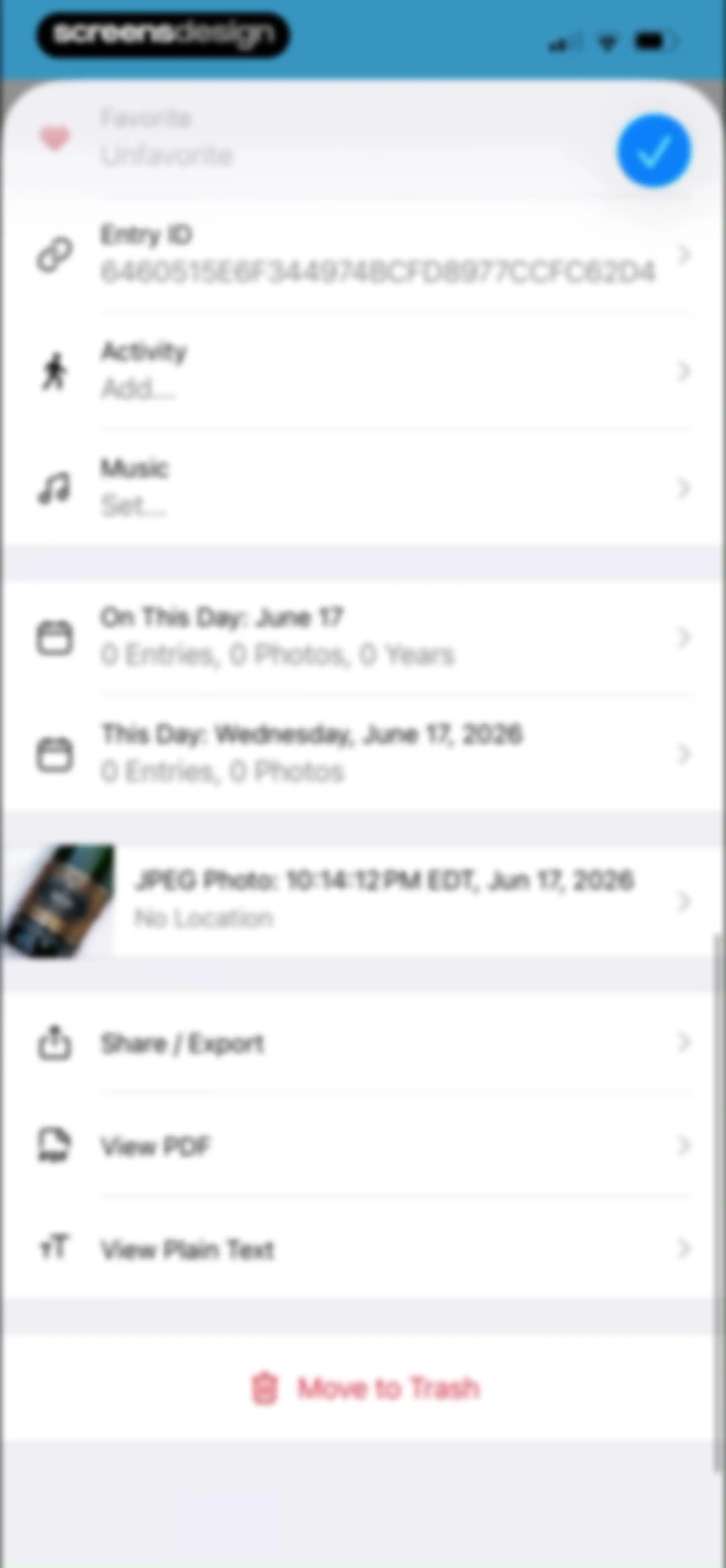 Day One: Daily Journal & Diary screen 33