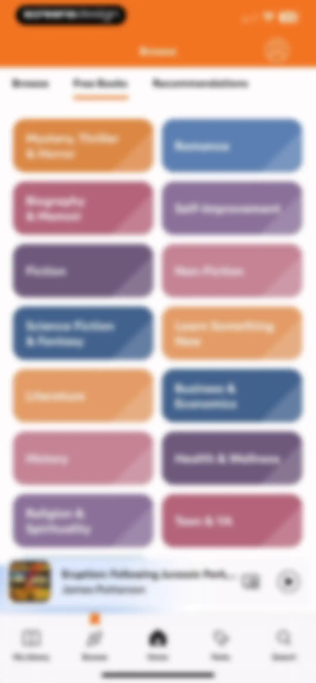 Audiobooks.com: Get audiobooks screen 52