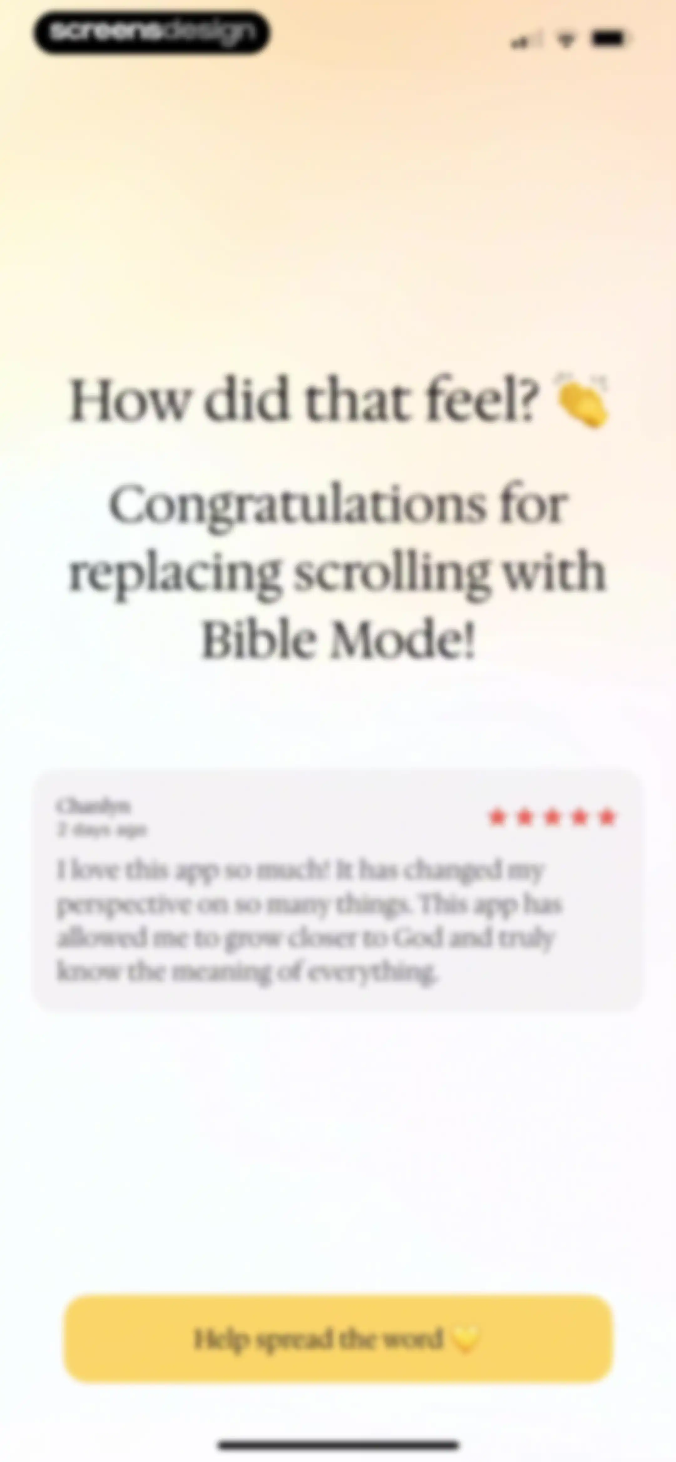 Bible Mode: Reduce Screen Time screen 16