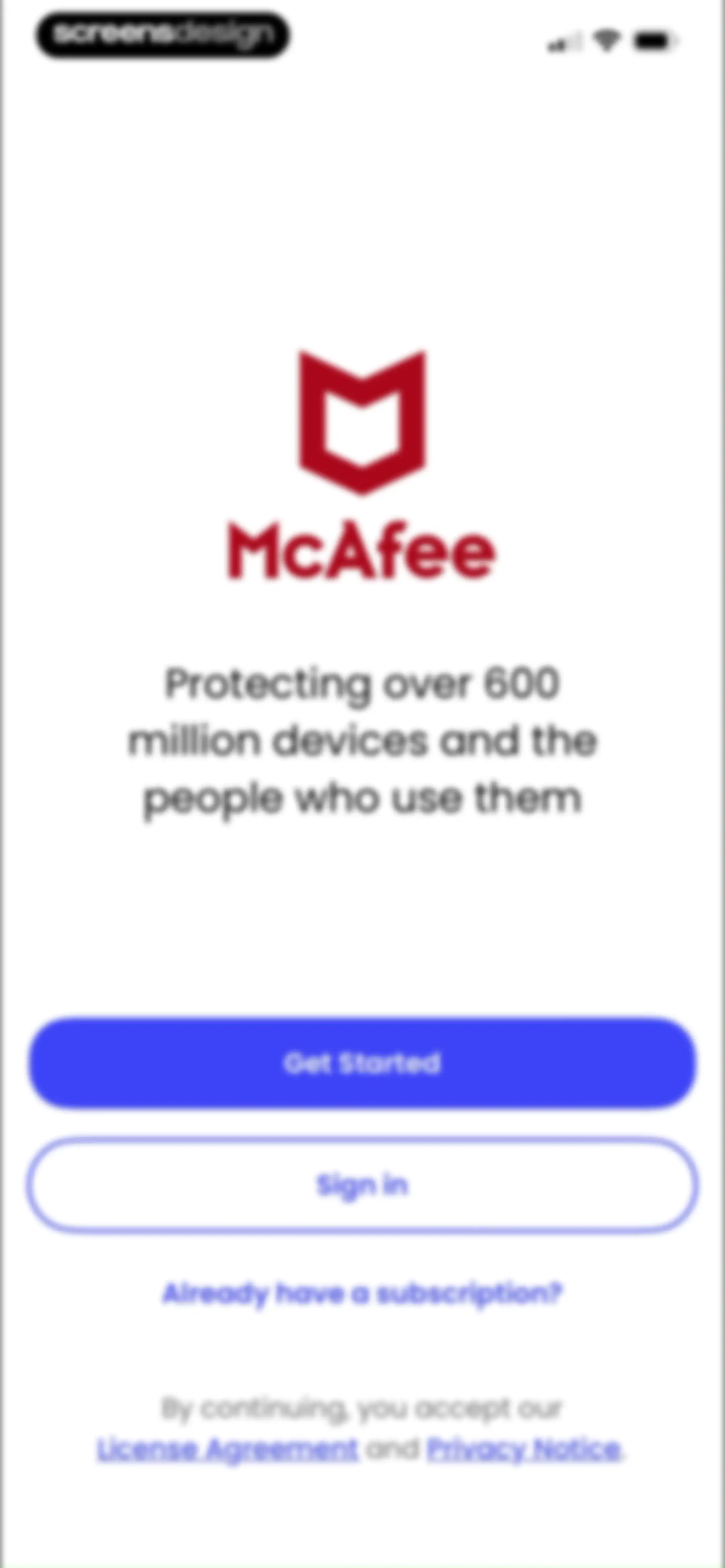 McAfee: Stay Secure & Private screen 2