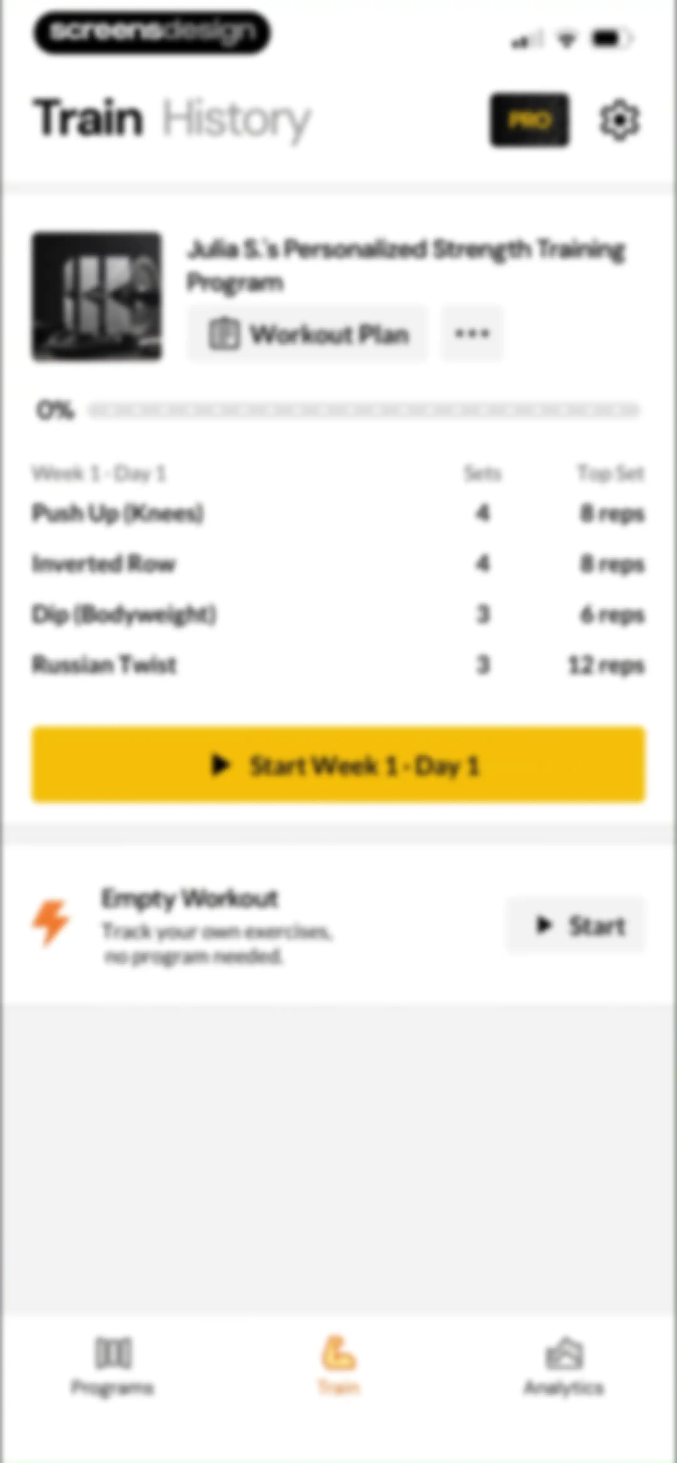 Boostcamp: Workout Programs screen 51
