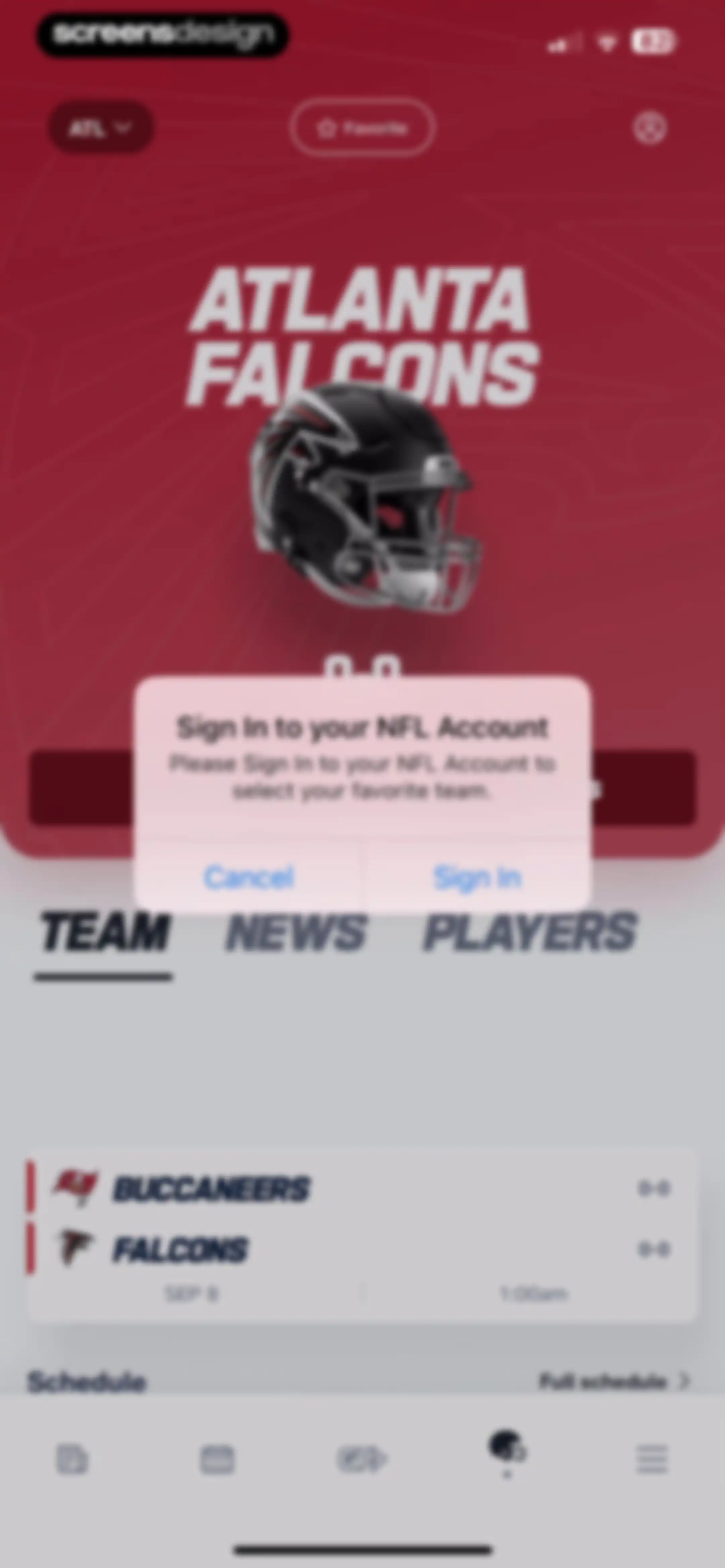 NFL screen 94