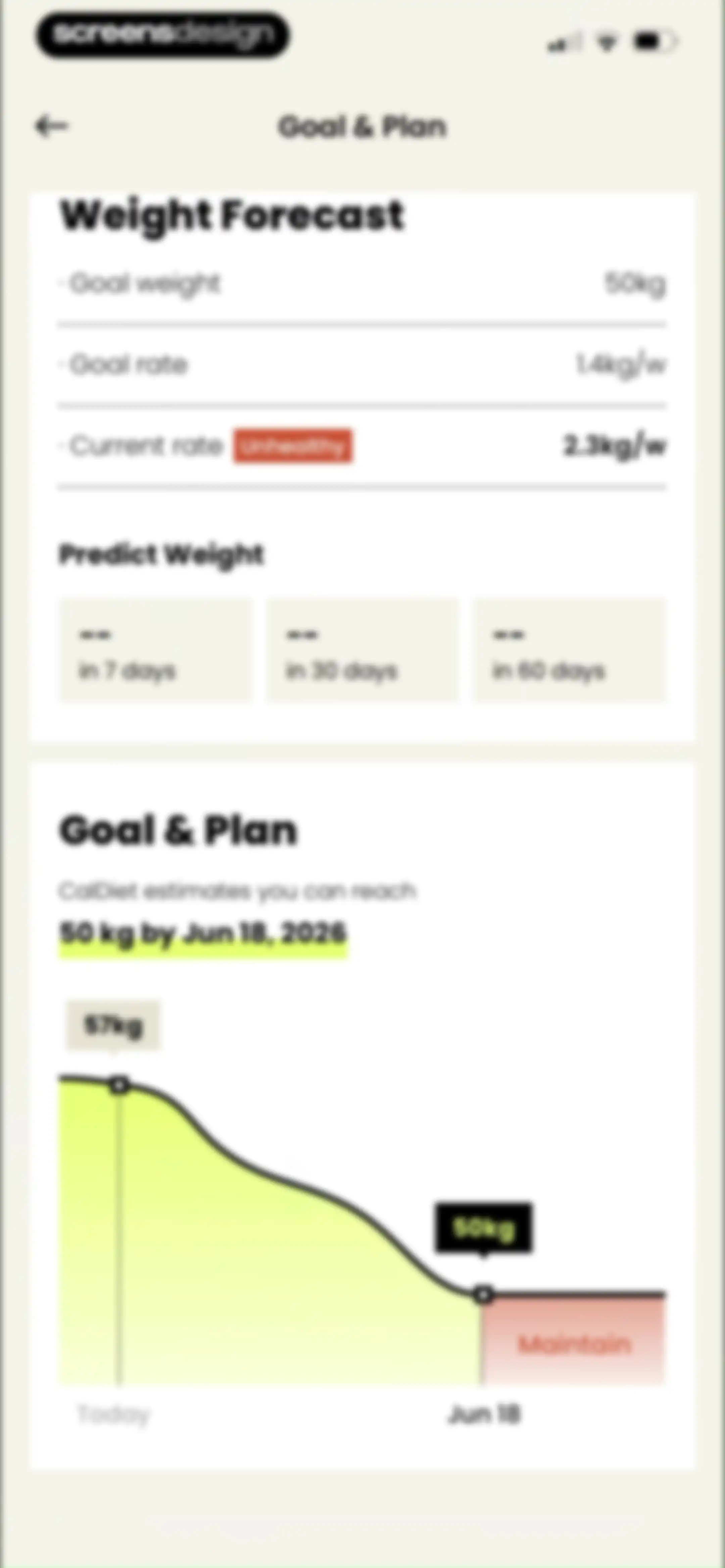 CalDiet - Food Analysis Pal screen 122