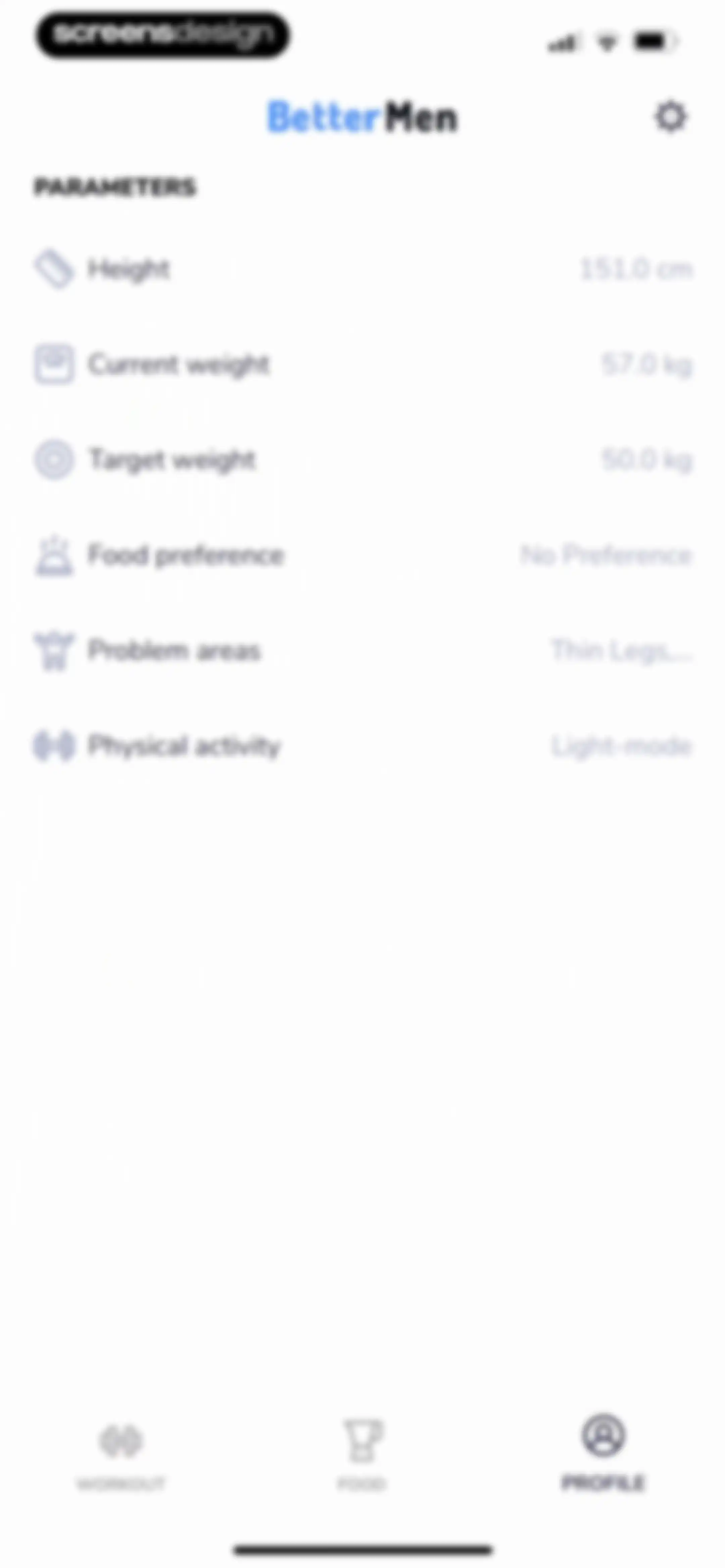Workouts For Men: Gym & Home screen 87