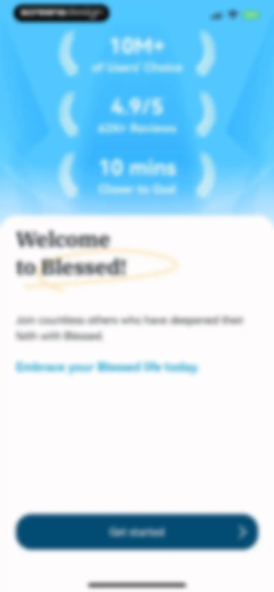 Blessed - Daily Verse & Prayer screen 3