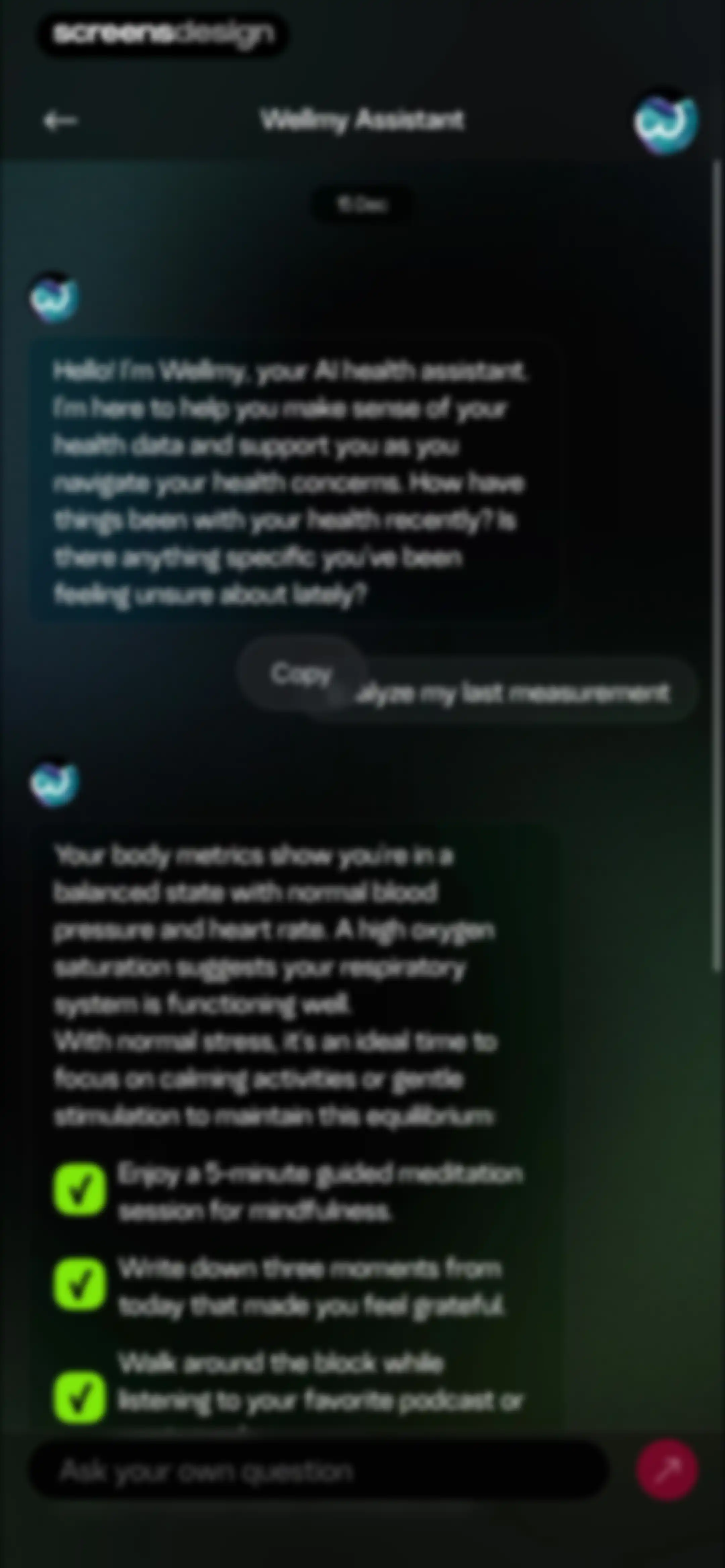 Wellmy - Heart Rate Monitor screen 58